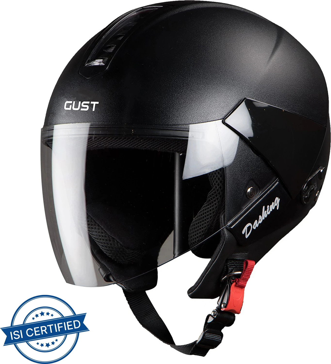 Image of STUDDS Urban open Face Helmet Motorsports Helmet (Black)
