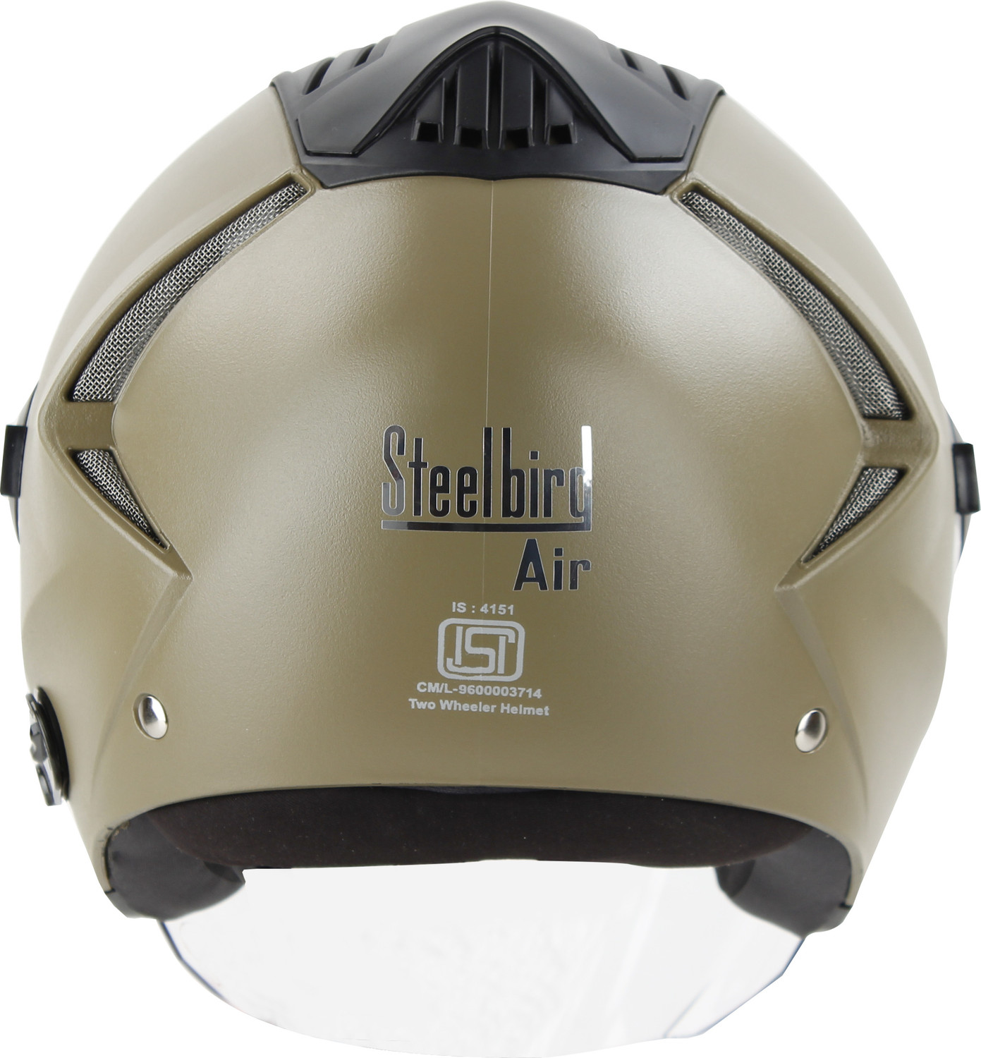 Image of Steelbird Air SBA-3 ISS RVR HI-QUALITY OPEN FACE DESERT STORM 580MM SIZE MEDIUM DUAL VISOR Motorbike Helmet (DASHING)