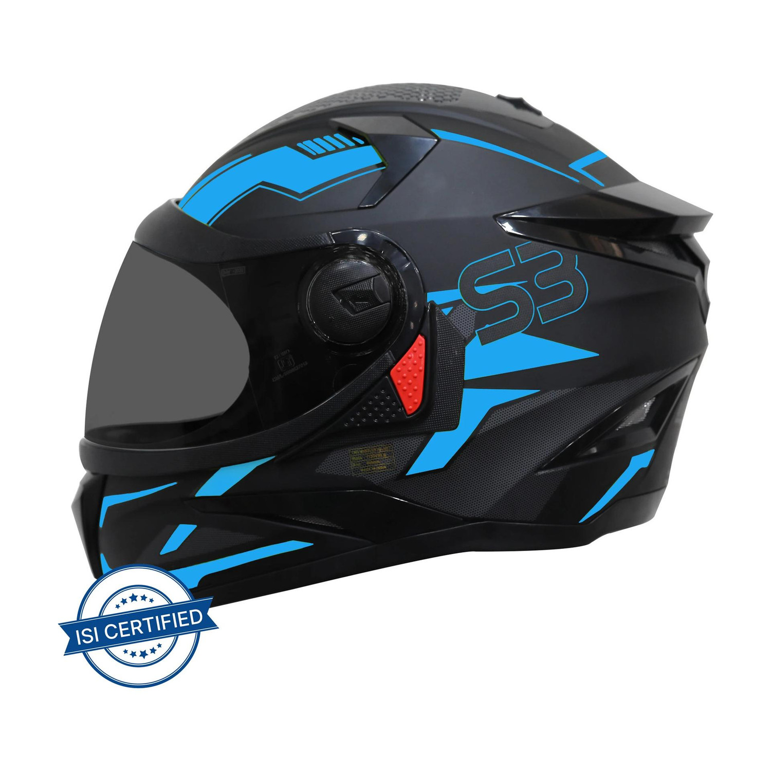 Steelbird SBH-17 T Full Face Graphic Motorbike Helmet