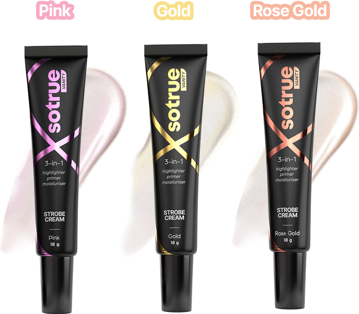 Image of Fairlis Face Glow Highlighter Combo with Beauty Formula Highlighter (60 g, Multicolor)