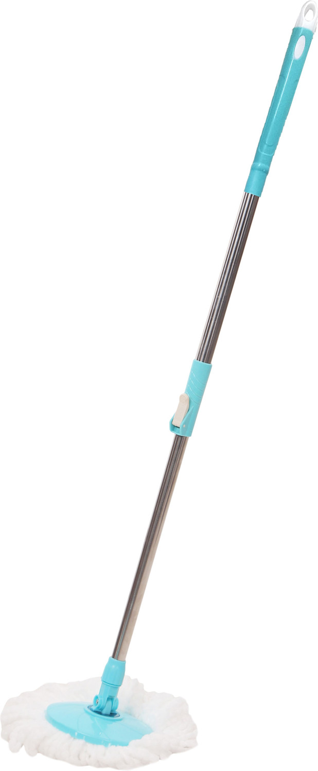 Image of Pranay's Kleanup Smart Spin Mop-Mop Stick|Wet & Dry Cleaning Mop|Mops Pocha 1 Microfiber Refill Mop Set (Blue)