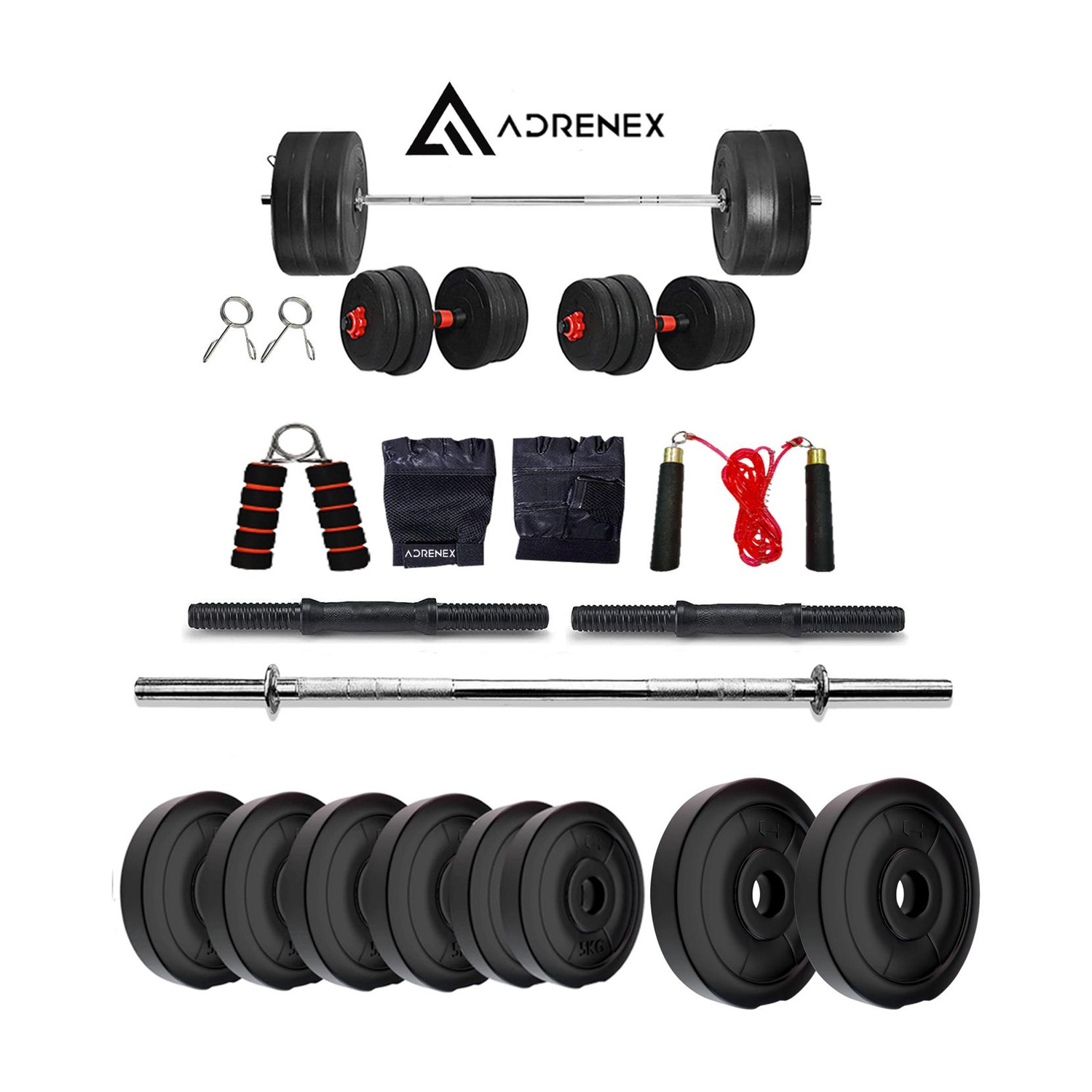 Adrenex 50 kg KG COMBO 9-WB Home Gym Kit Home Gym Combo