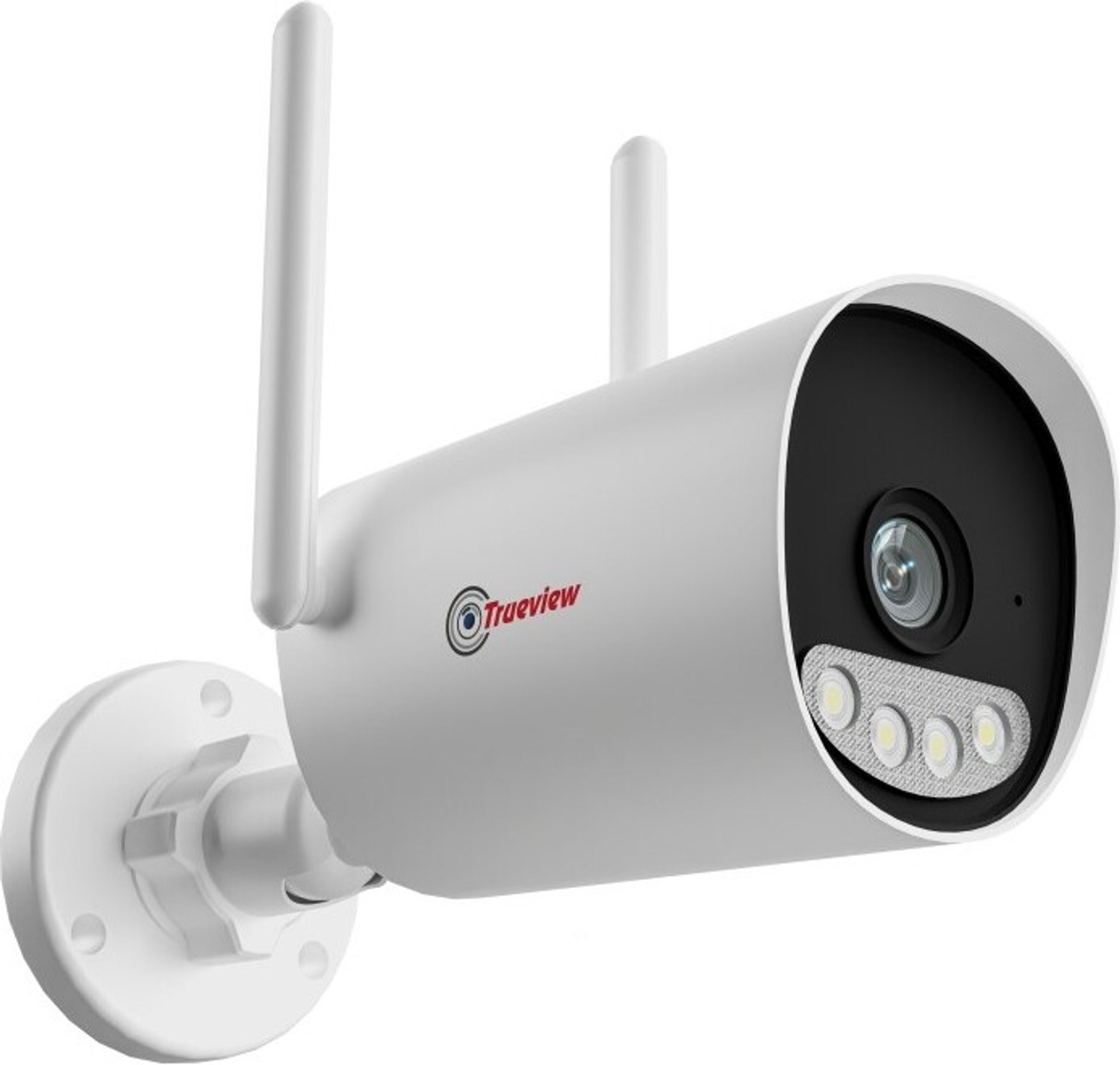 Image of Trueview Pack of 2 2MP HD Bullet CCTV Cameras | Dual Light Color Night Vision Security Camera (2 TB)