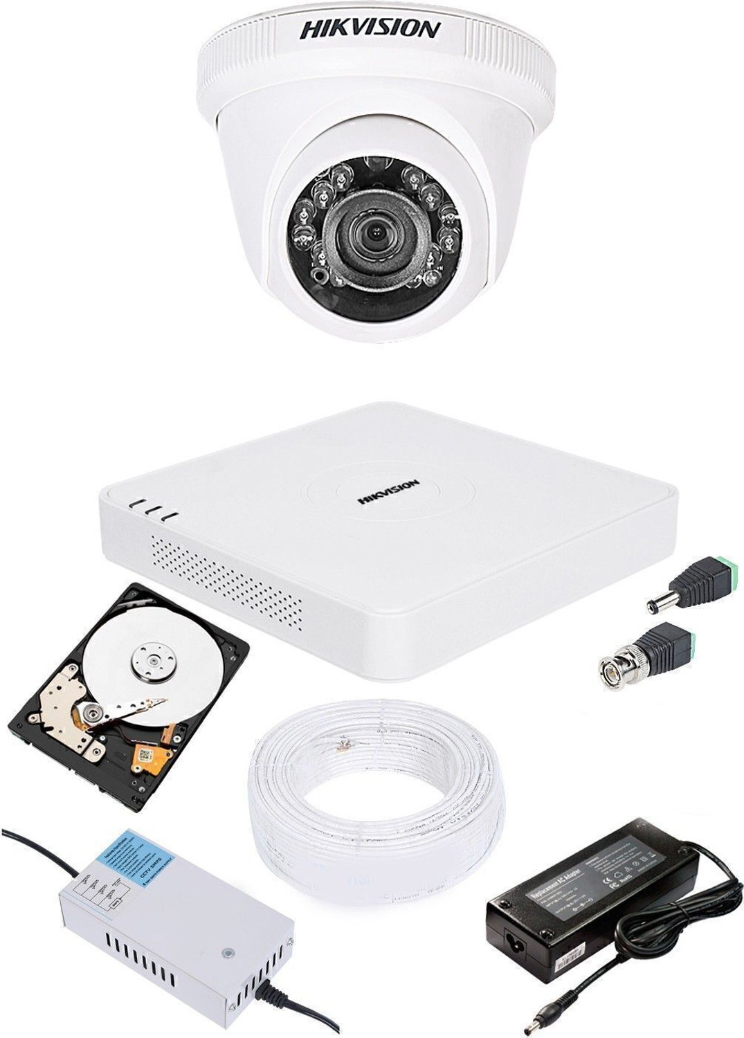 Image of HIKVISION DS-7104NI-Q1 /M NVR FOR IP CAMERA Security Camera (1 GB, 4 Channel)