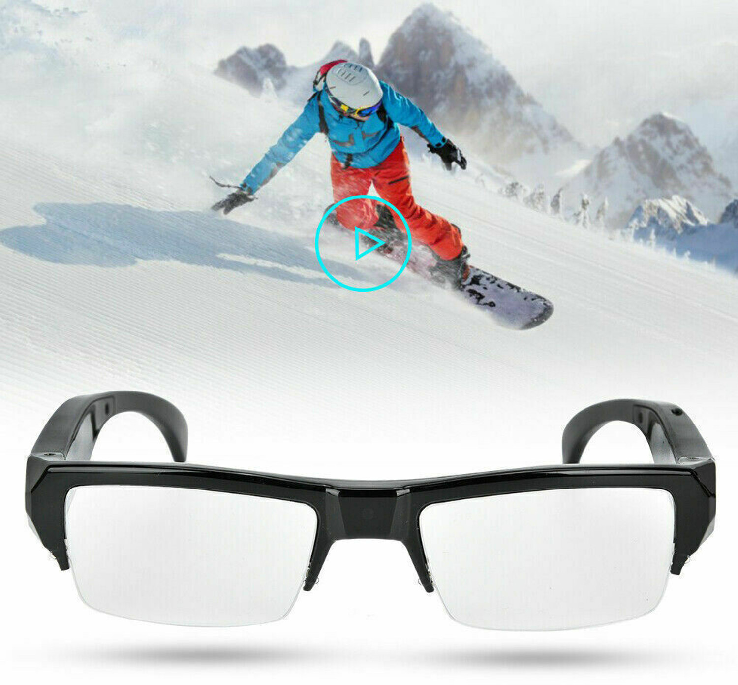 Image of Severity 1080P Spy Specs Invisible Lens Secret Mini Cam sd card slot Home Office Meeting Security Camera (1 Channel)