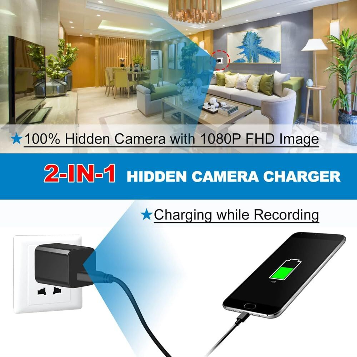 Image of PERAMISYM AQA20 Spy Pen Camera Full HD Hidden Quality Home Security Recording,Transfer Spy Camera (32 GB, 1 Channel)