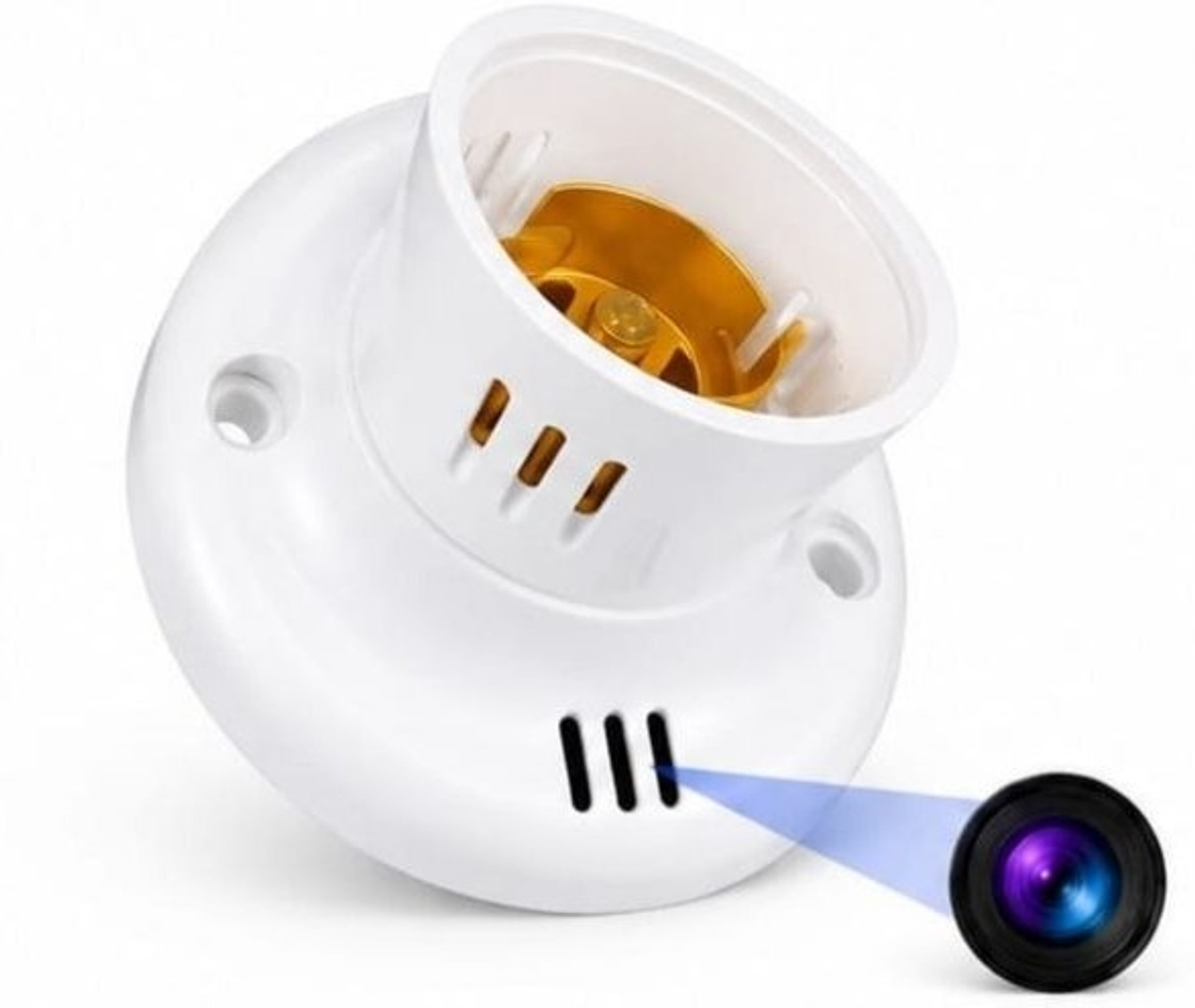 DENVY SPY Security Cam CCTV Camera1080p Mini Bulb holder Camera Security Camera Security Camera