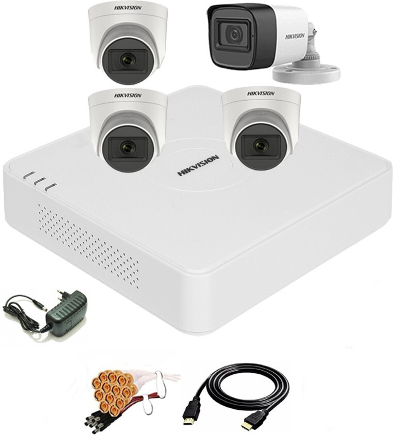 Image of HIKVISION DS-7104NI-Q1 /M NVR FOR IP CAMERA Security Camera (1 GB, 4 Channel)
