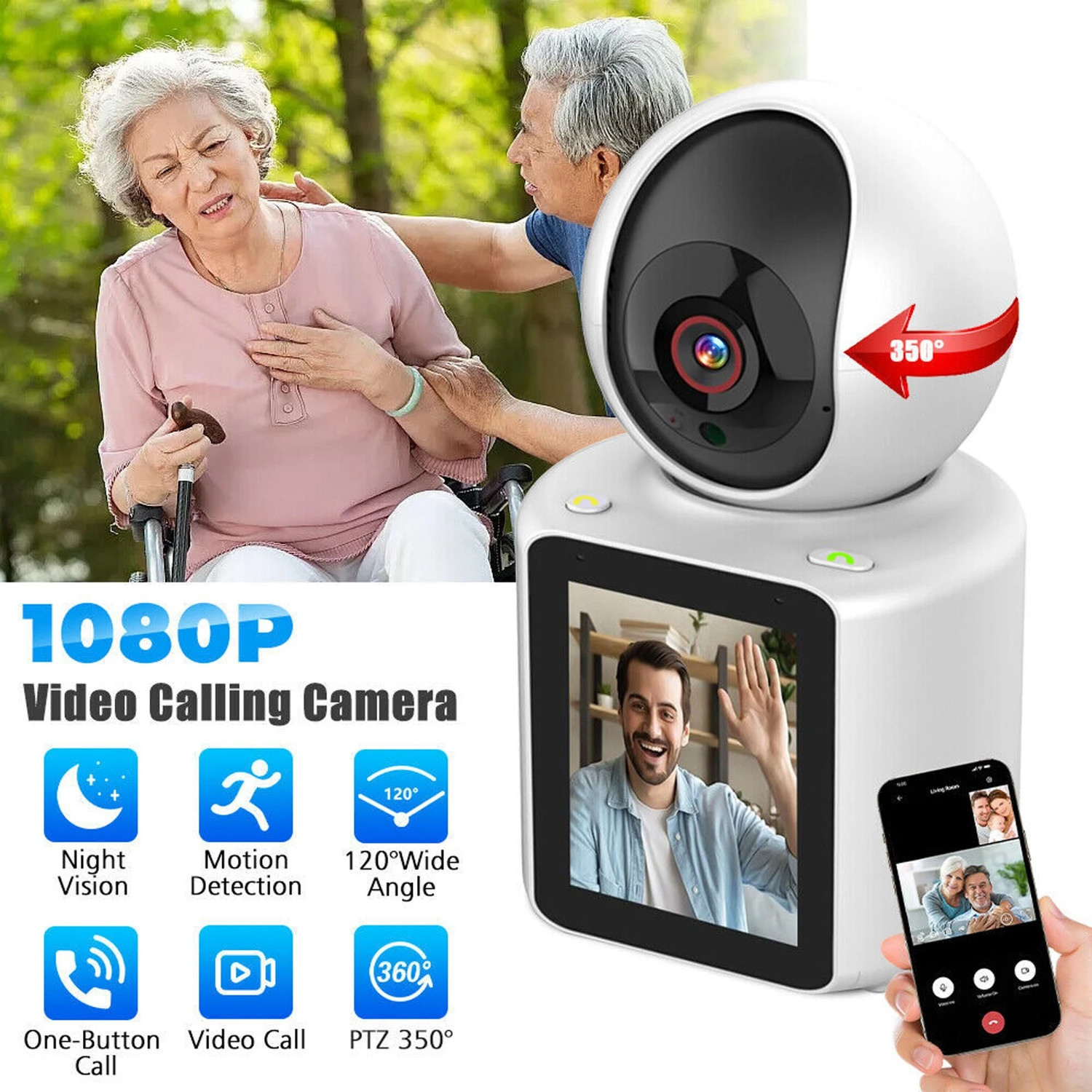 Image of GOLENS V62S 5MP PTZ CCTV Camera, 36X Zoom, 350m Night Vision, AI Auto Tracking Security Camera (1 Channel)