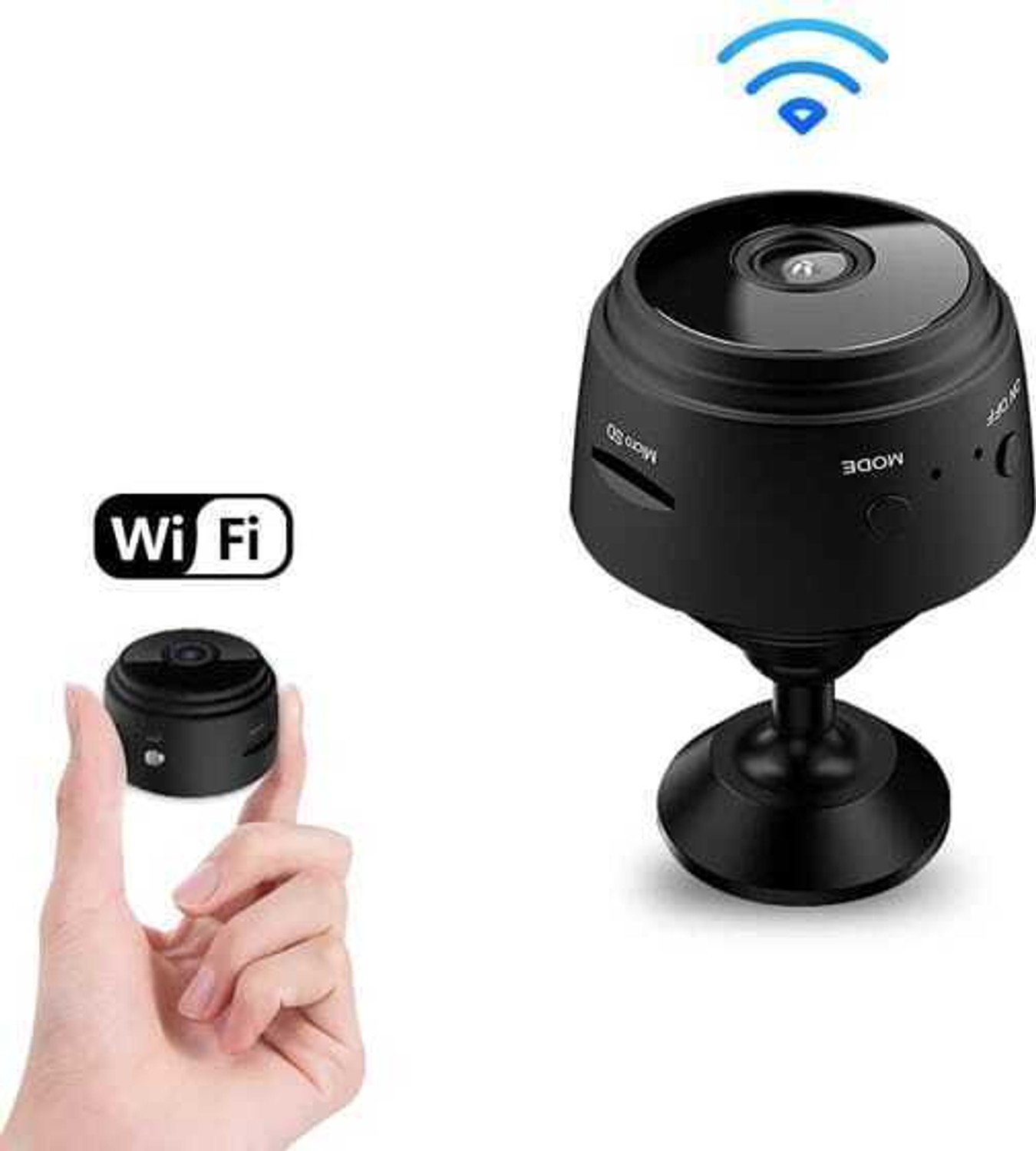 Image of Tazomi 1080P Mini Spy Camera with Low Light Vision,Mini Portable Security Camera,Hidden Spy Camera (3 Channel)