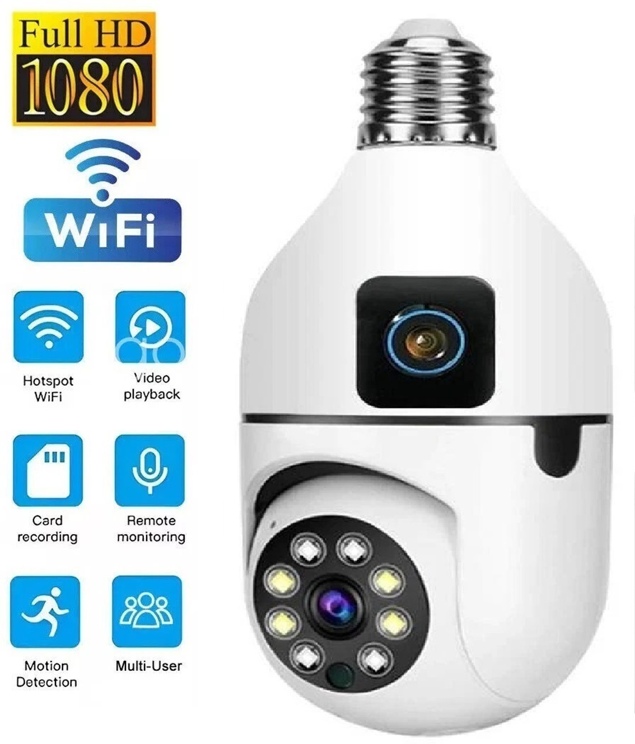 Image of Severity 1080P Spy Specs Invisible Lens Secret Mini Cam sd card slot Home Office Meeting Security Camera (1 Channel)