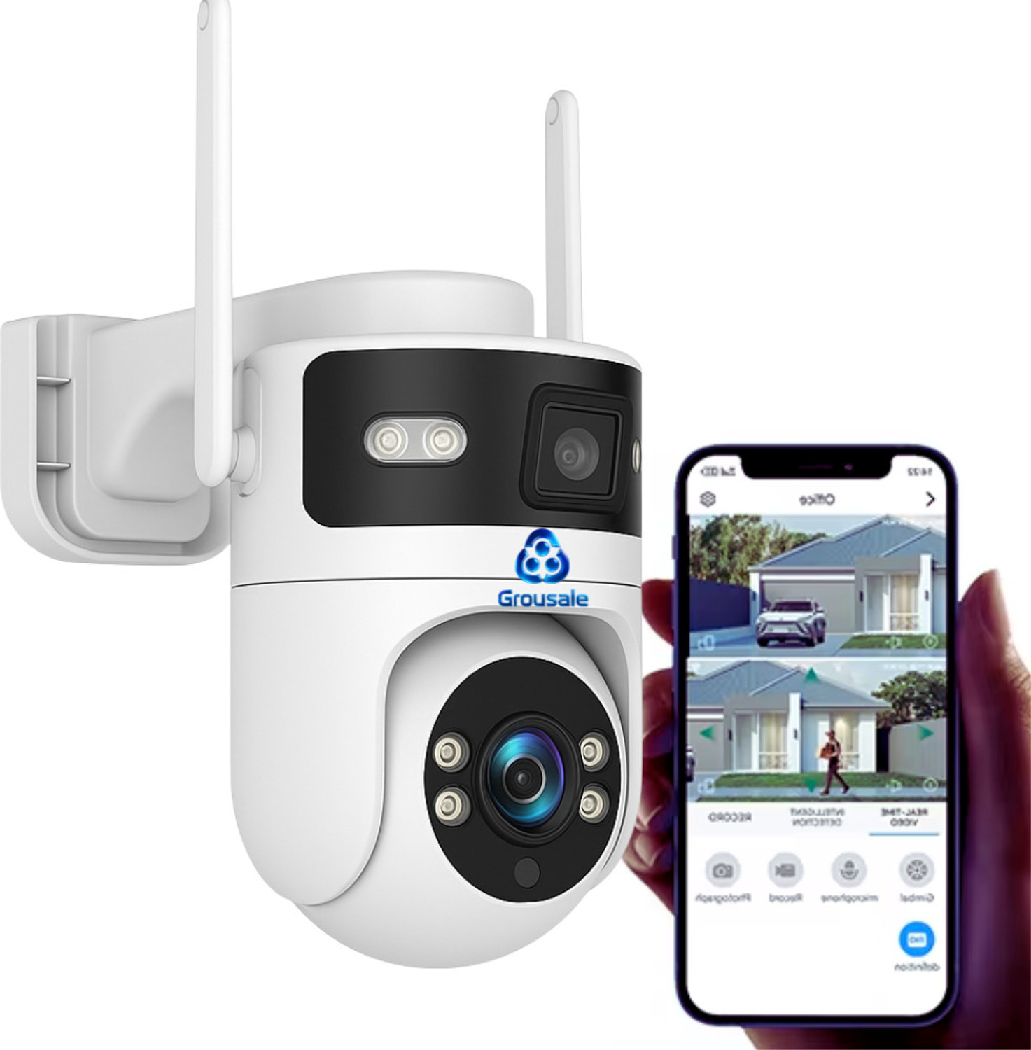 Image of IMOU Imou 10MP (5MP+5MP) Dual Lens Pan Tilt WiFi CCTV Camera AI Night Vision Security Camera (512 GB, 2 Channel)