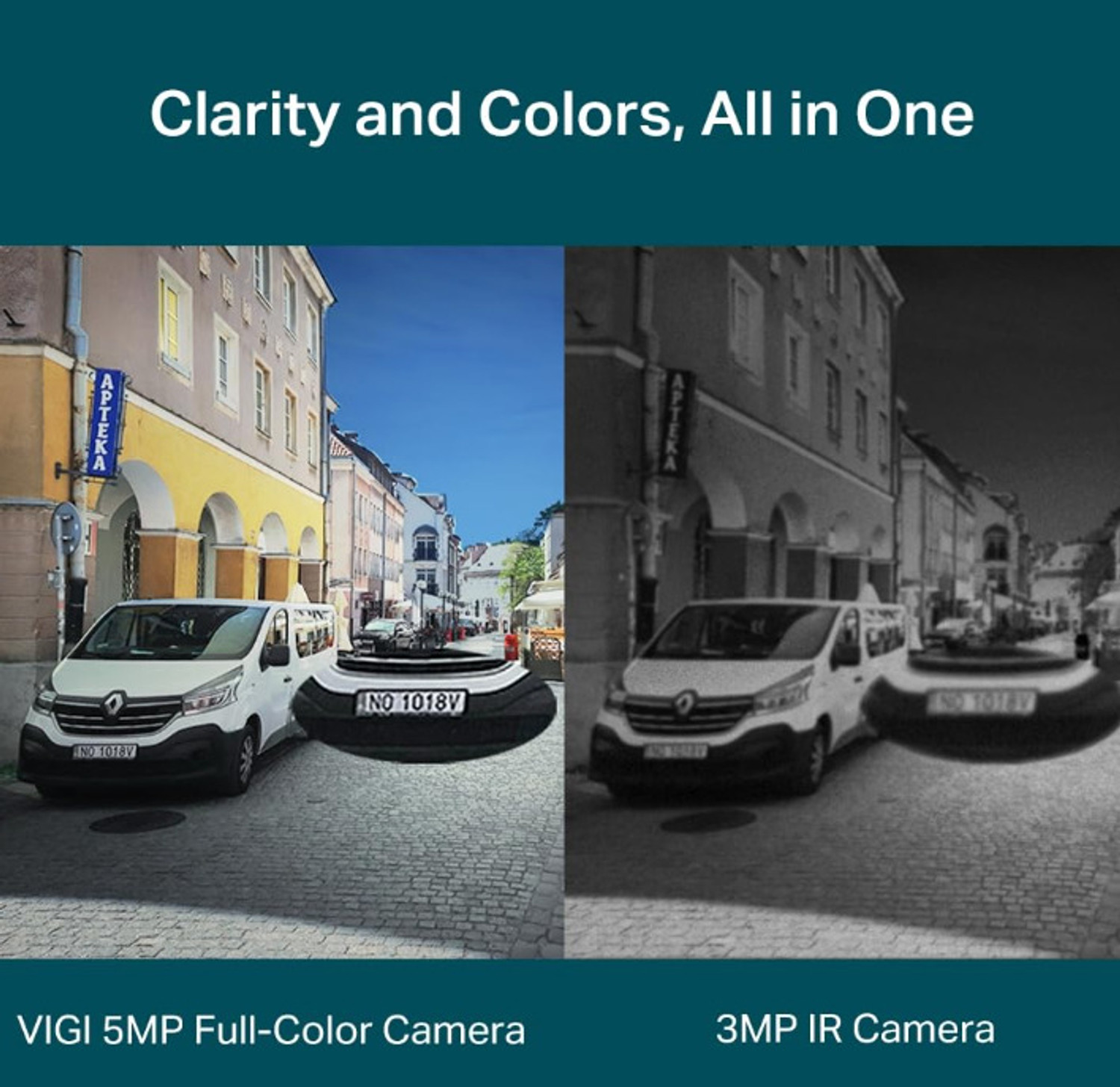 Image of TP-Link VIGI C350 6mm Lens | Smart Outdoor Security Bullet Network | 5MP Full-Color | Security Camera (1 Channel)