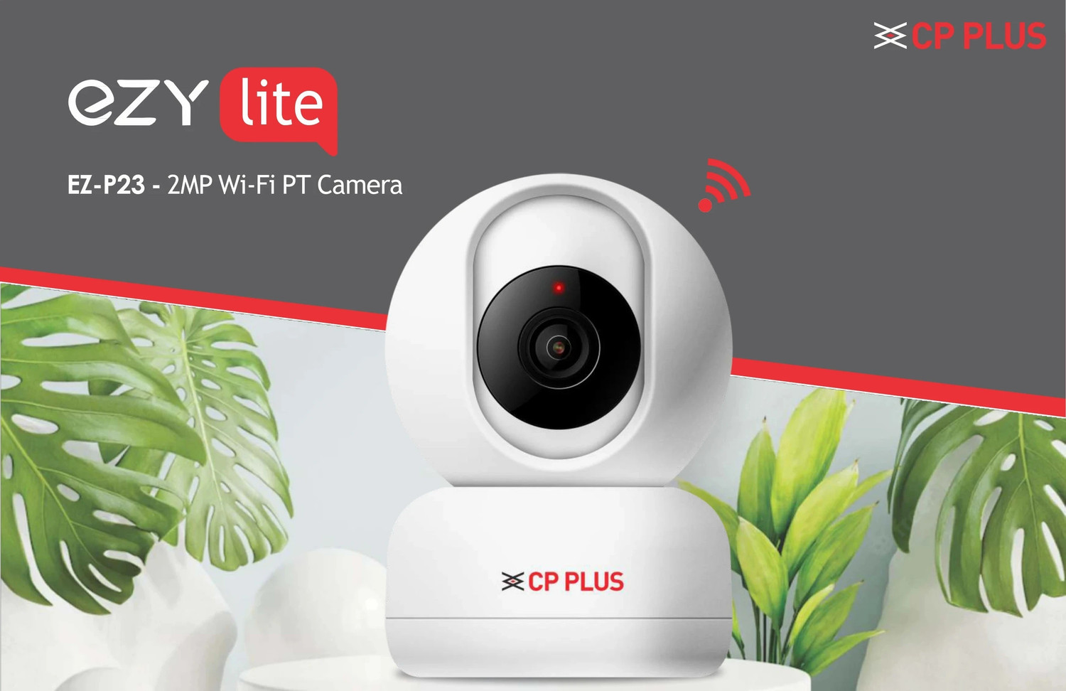 Image of CP PLUS EZ-P23 2MP Wi-Fi PT Indoor with 64GB Memory card 2 Way Talk & Human Detection Security Camera (1 Channel)