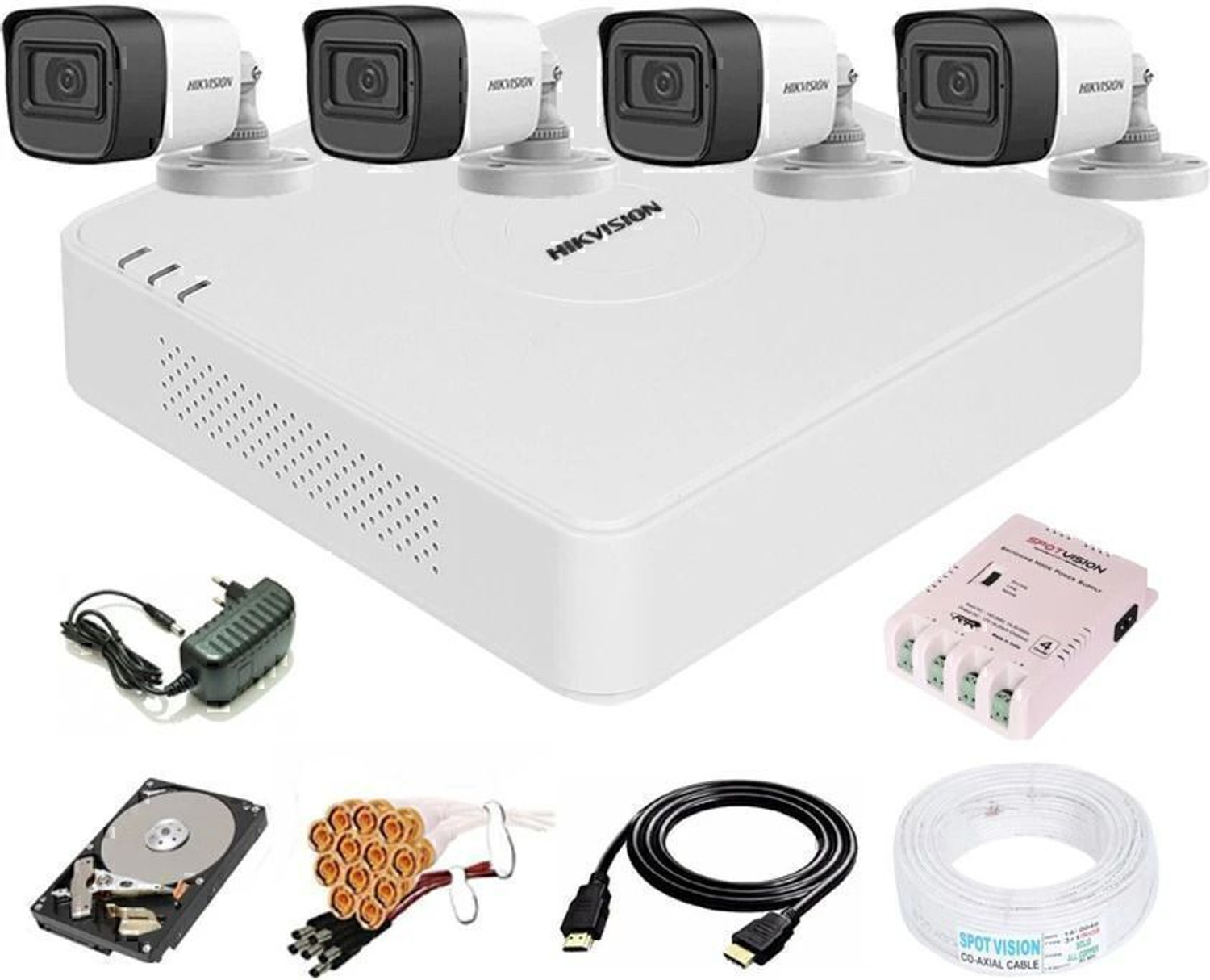 Image of HIKVISION DS-7104NI-Q1 /M NVR FOR IP CAMERA Security Camera (1 GB, 4 Channel)