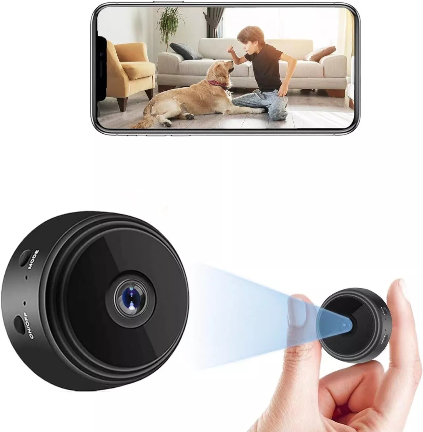 OSQD Full HD Voice Recording Camera – WiFi IP Spy CCTV with Night Vision Security Camera Price in India - Buy OSQD Full HD Voice Recording Camera – WiFi IP Spy CCTV with Night Vision Security Camera online at Flipkart.com