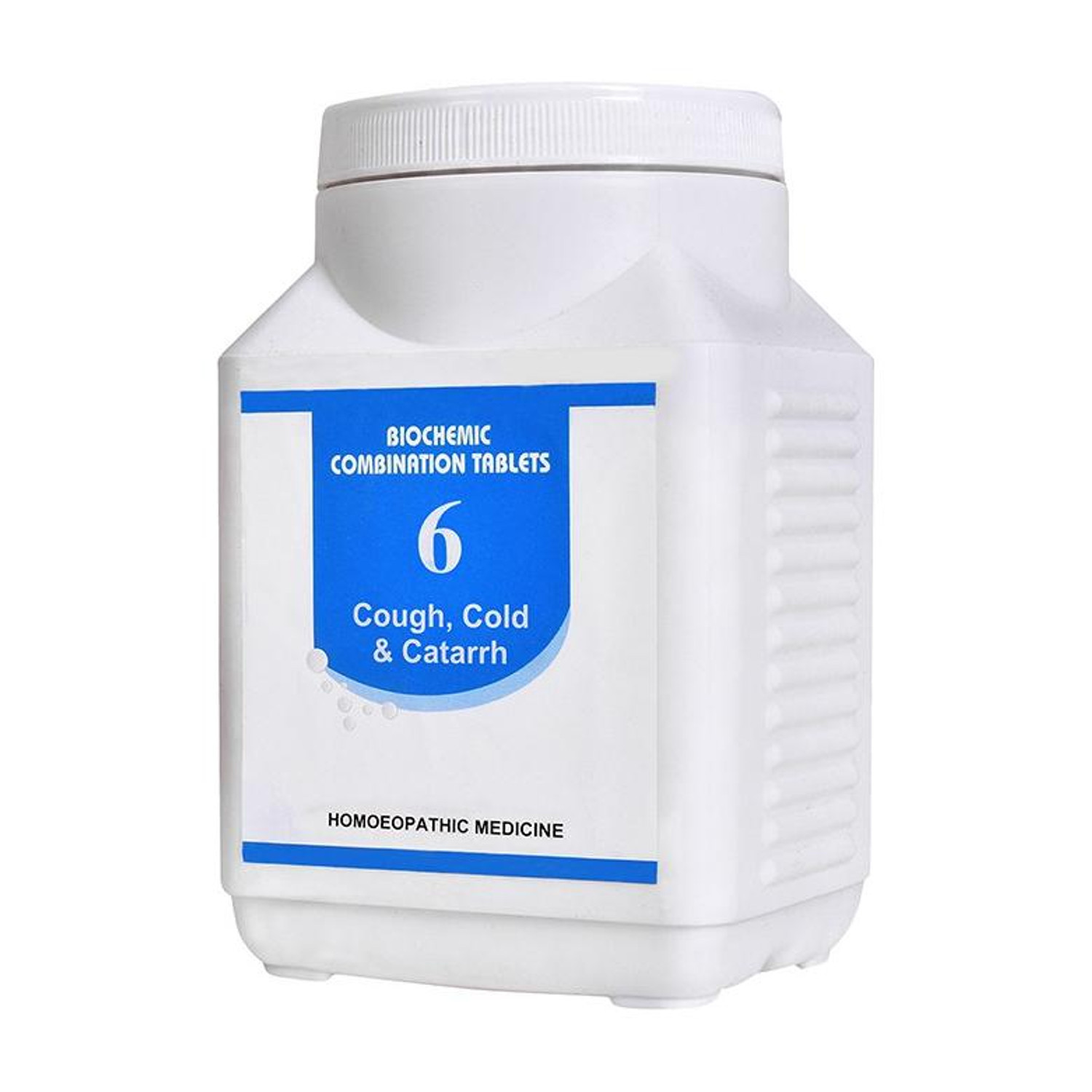 Image of Bakson's Homoeopathy Biochemic Combination Tablets # 6 (Cough, Cold & Catarrh) Tablets (5 x 4500 Units)