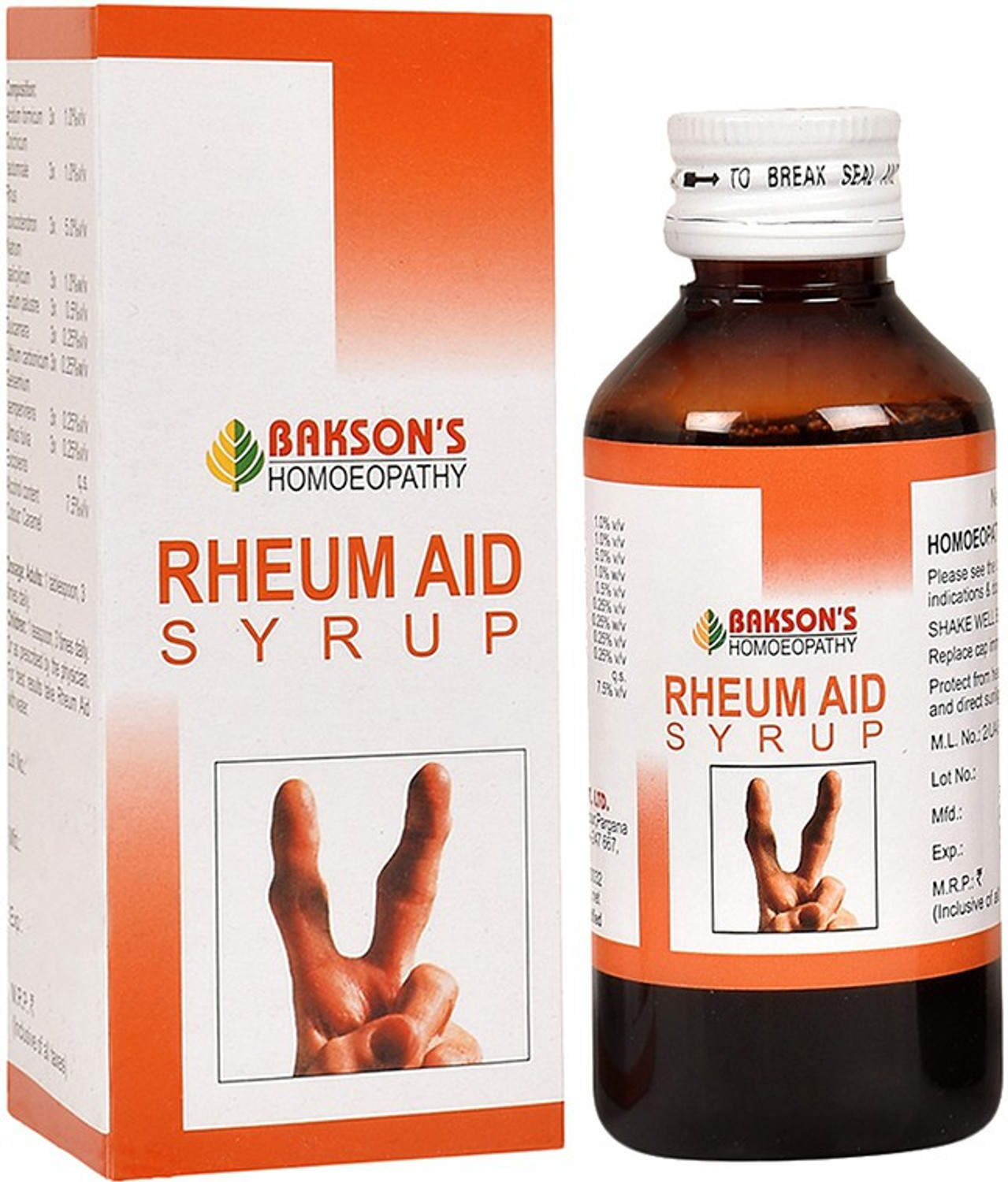 Image of Bakson's Homoeopathy Rheum aid oil Liquid (5 x 115 ml)