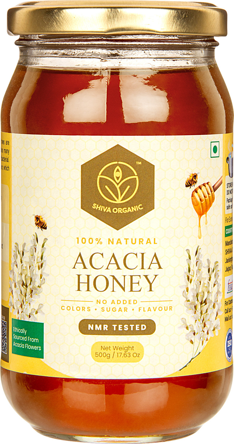 Image of Shiva Organic Peach Blossom , Plum Pear Nectar Honey (50 g)