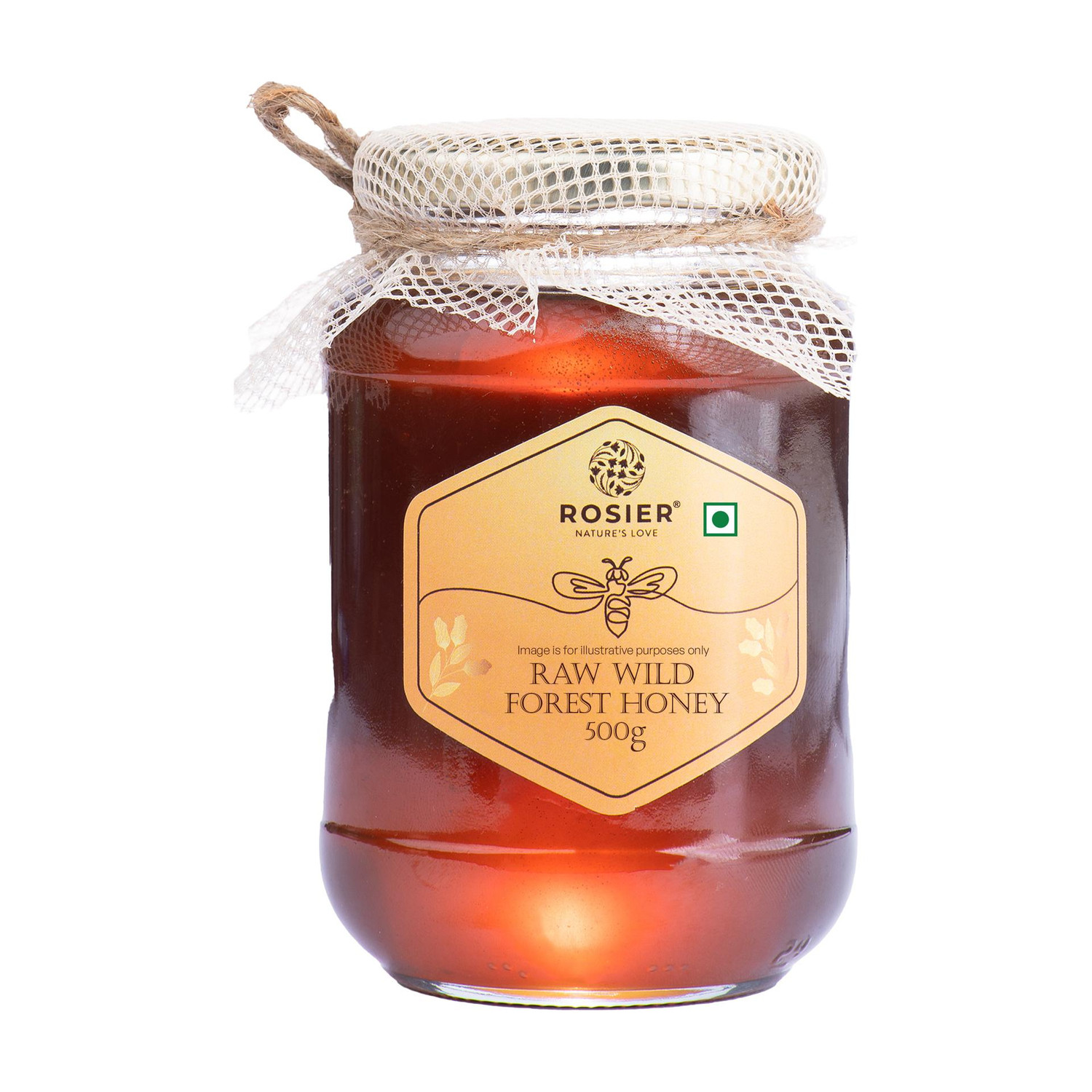 Image of Love Of India Forest Honey (Raw, Unfiltered, Unprocessed & Non-Pasteurised) (2 x 1200 g)