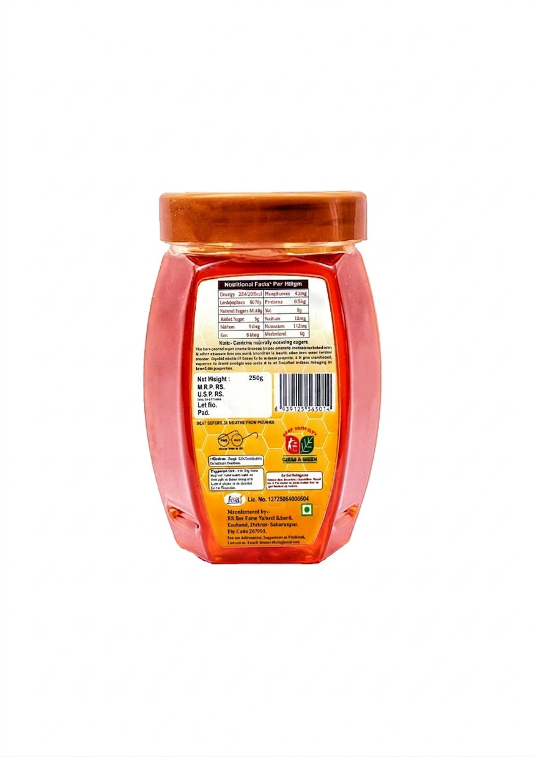 Image of Amrit Pure Natural HoneySuperbee Raw honey Enriched with royaljelly (252 g)