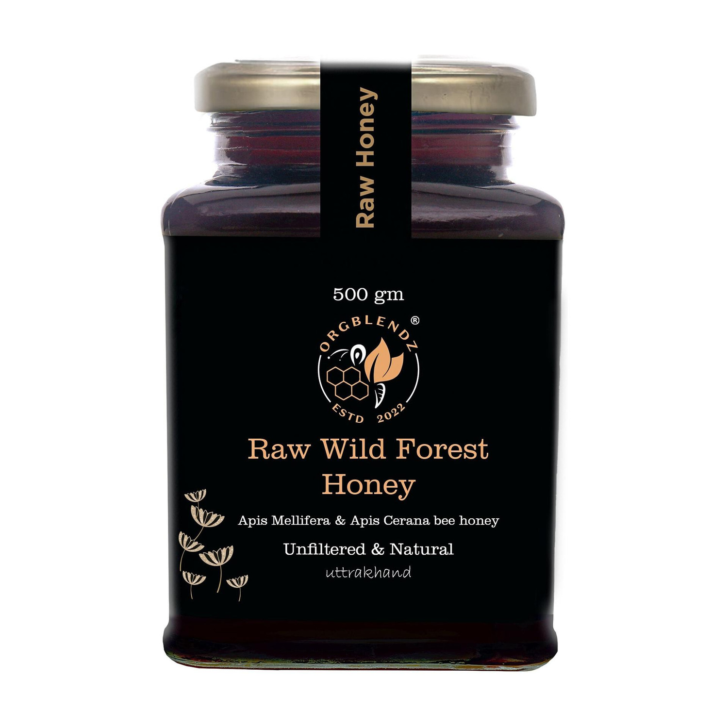 Image of Shiva Organic Peach Blossom , Plum Pear Nectar Honey (50 g)