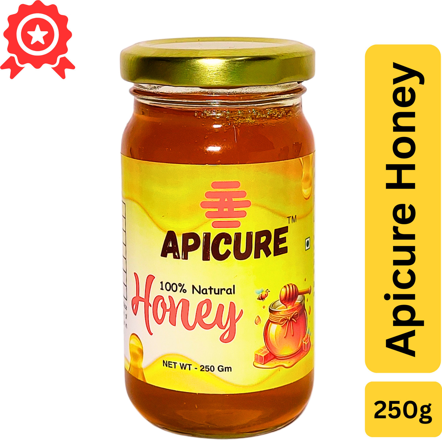 Image of Amrit Pure Natural HoneySuperbee Raw honey Enriched with royaljelly (252 g)