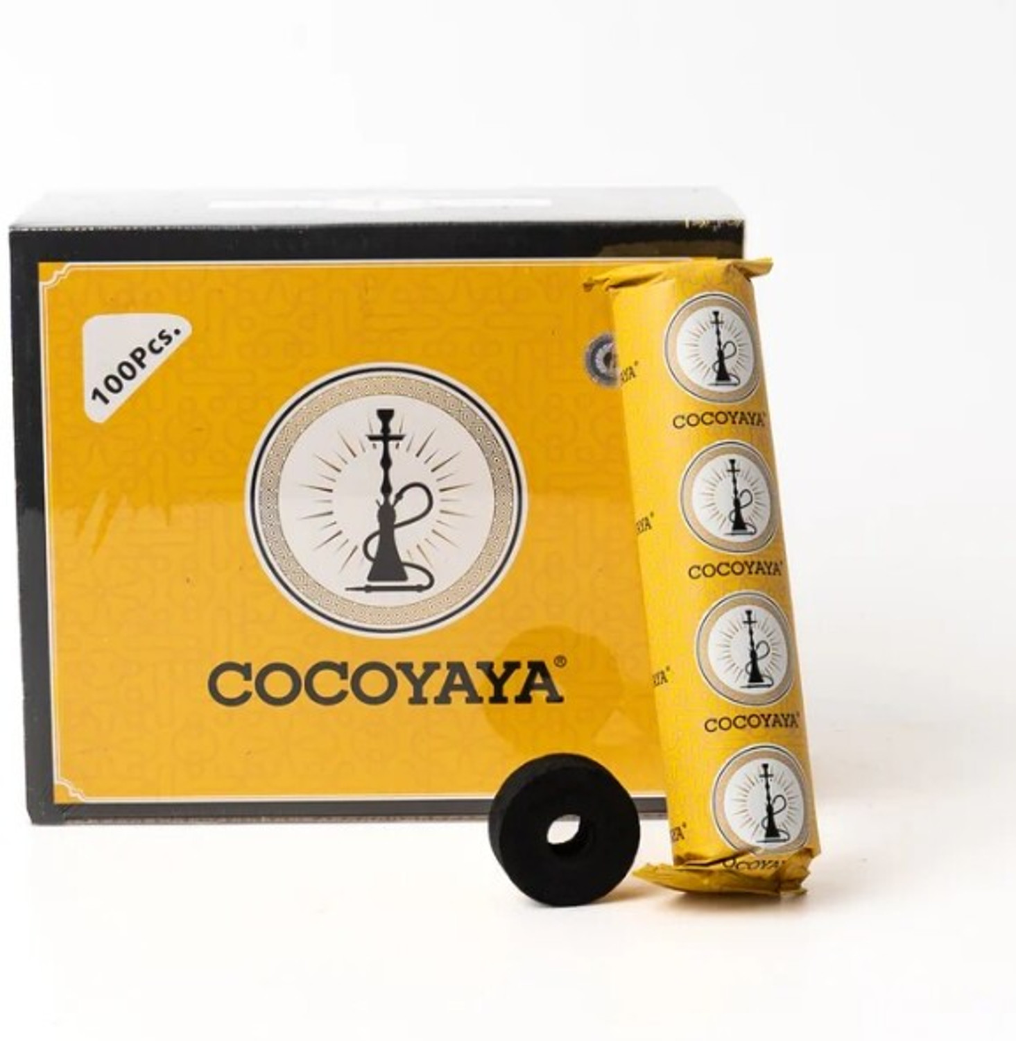 Puff Smart COCOYAYA Magic Coal Hookah Charcoals (Pack of 10) - Image 1
