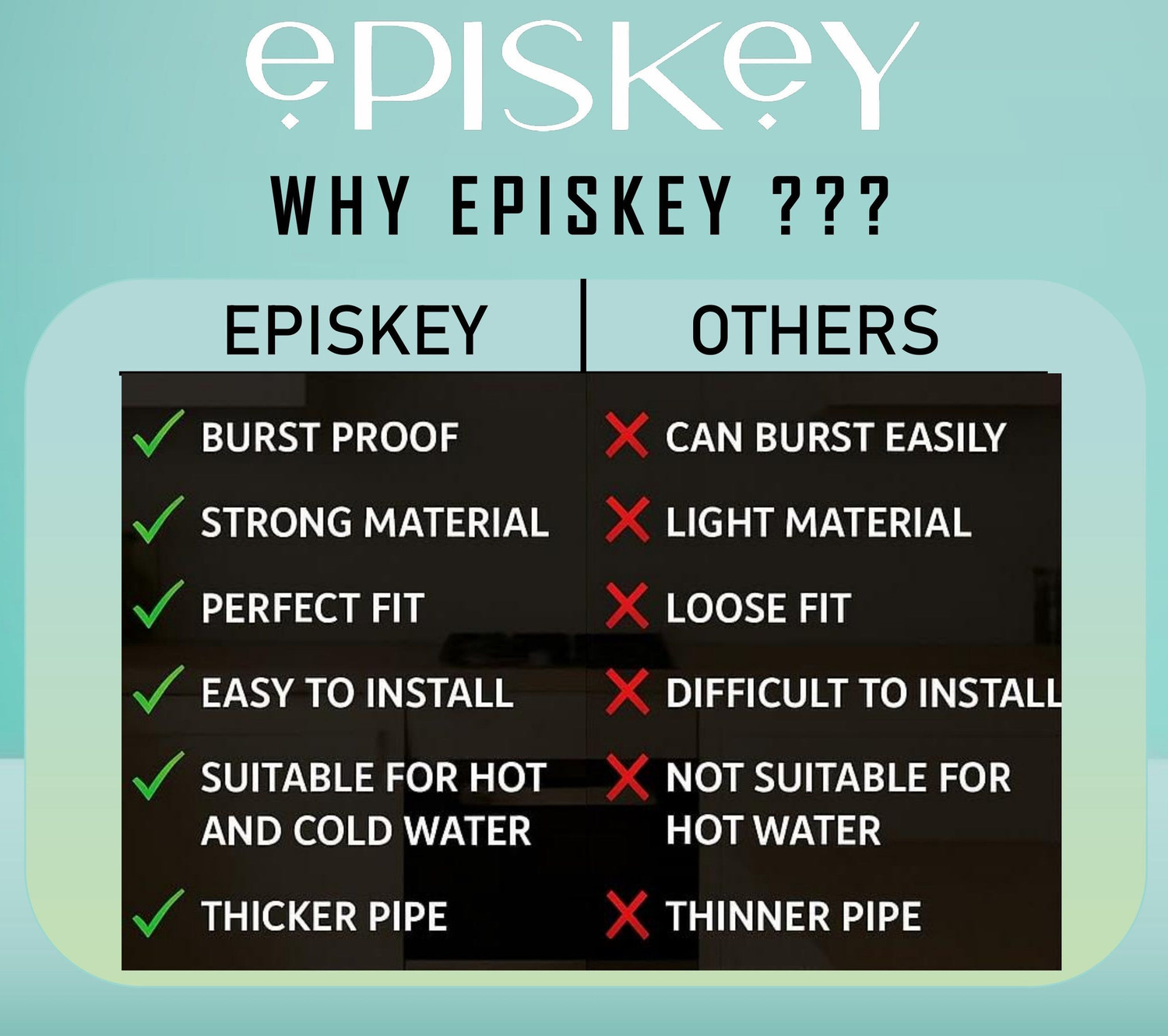 Image of Episkey OUTLET 9M Washing Machine Drain Pipe Heavy Duty PVC Outlet Hose | Flexible & Leak-Proof Hose Pipe (9 m)