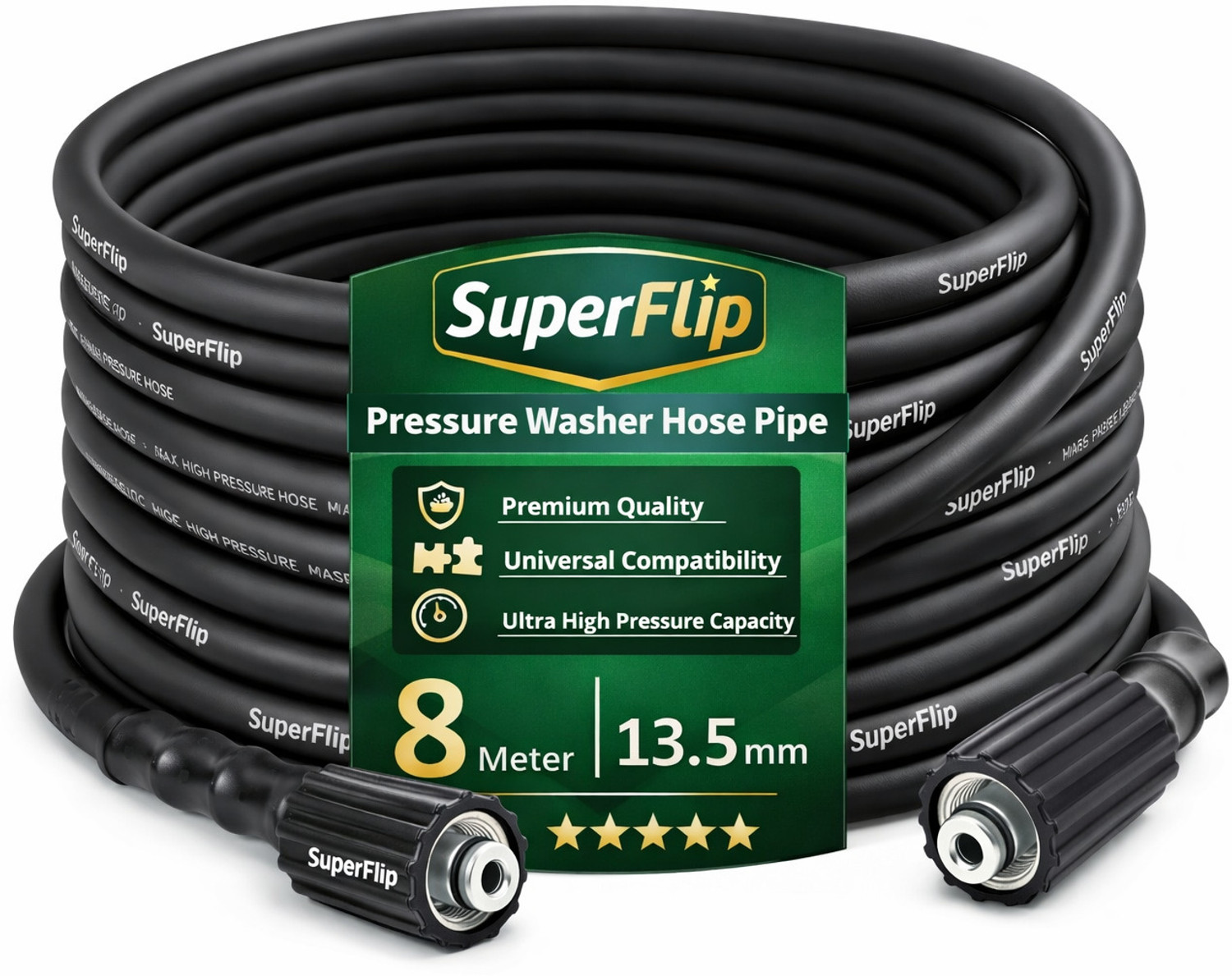 Image of Driptech India Laser Spray, 32MM Rainpipe,100M with Fittings for PVC Underground submain Hose Pipe (10000 cm)