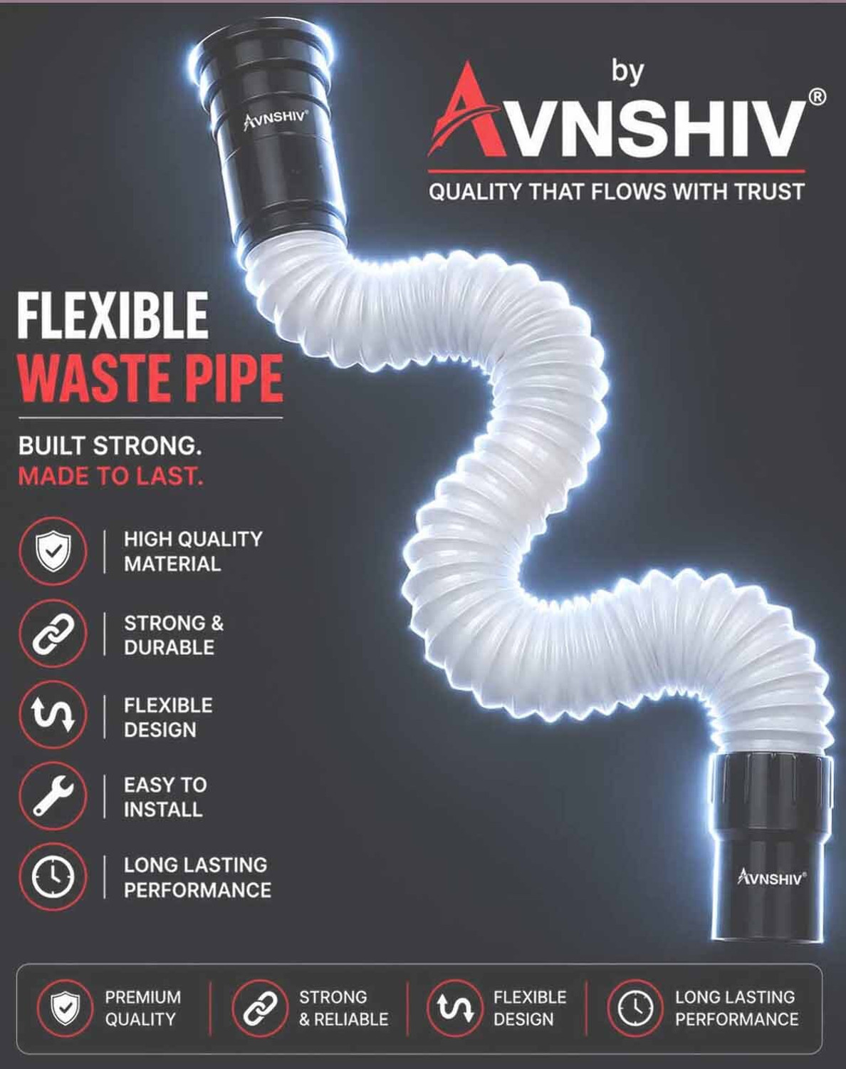 Image of RAMA PIPE 0.5 inch garden pipe water hose durable 15 feet (5 meter) for gardening with connector and clips Hose Pipe (5 m)