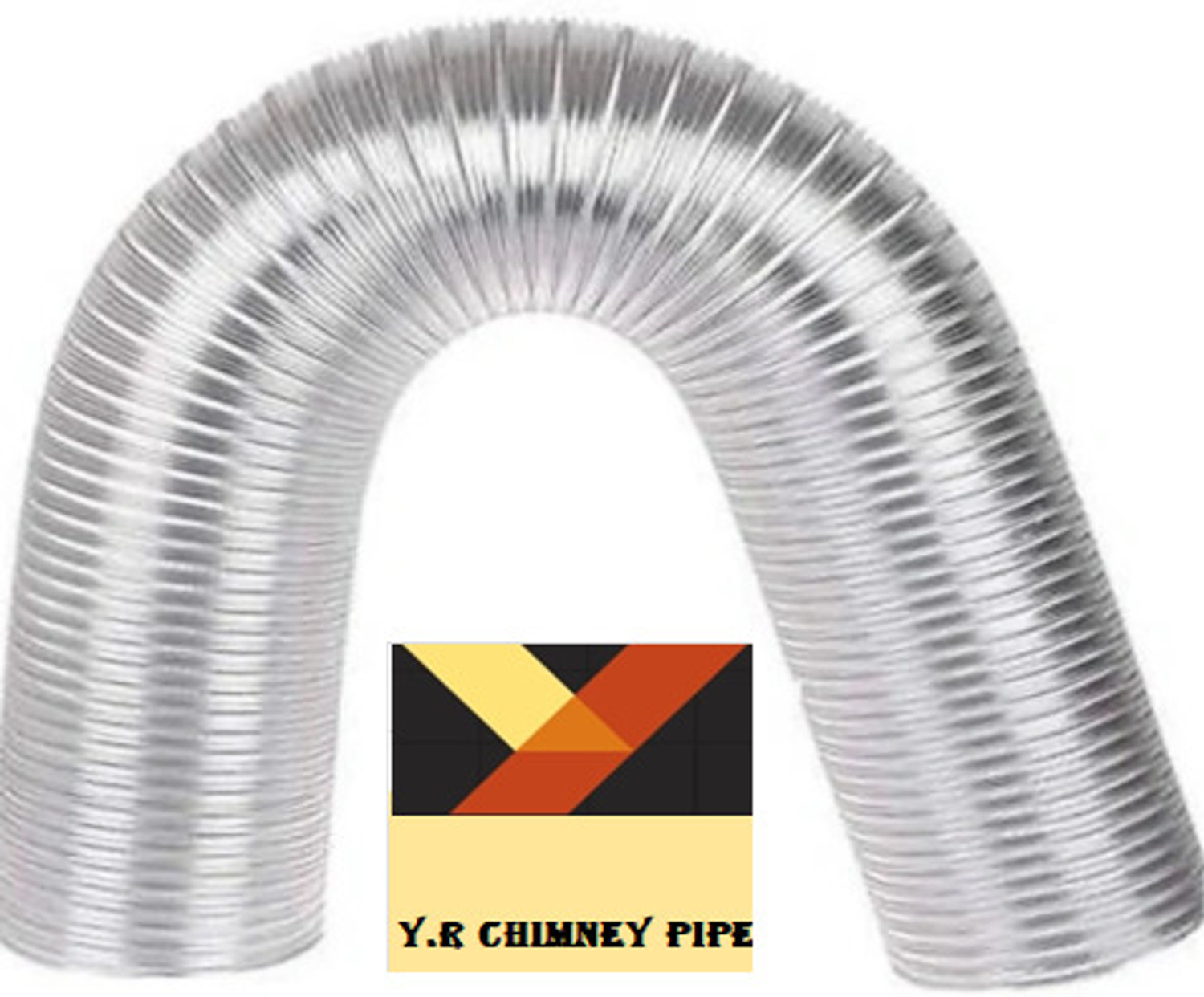 Image of Ardnib 6 Inch /150mm Kitchen Chimney PVC Flexible Duct Pipe 8 feet / Exhaust pipe Suitable For All Brand Of Chimneys Hose Pipe (250 cm)