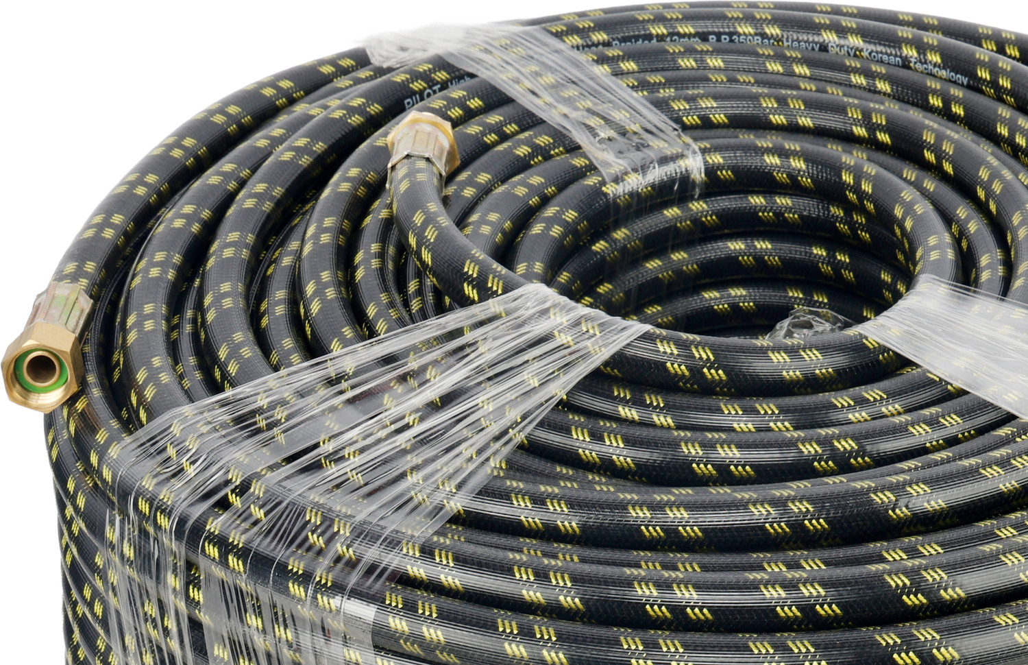 Image of Pilot 10MM High Pressure Spray Hose 100M with 1 /2 Inch Nipple Hose Pipe (100 m)