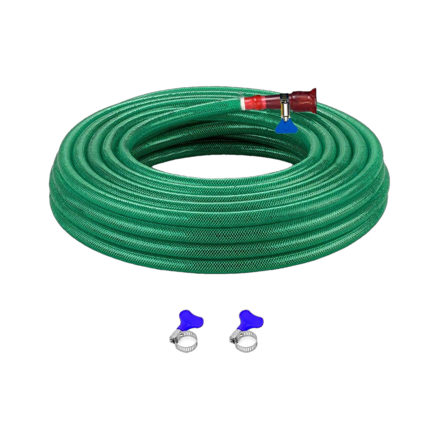 Image of Pilot 10MM High Pressure Spray Hose 100M with 1 /2 Inch Nipple Hose Pipe (100 m)