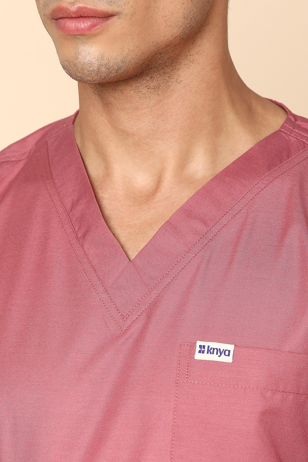 Image of KNYA New Gen Gown Hospital Scrub (Mauve XL)