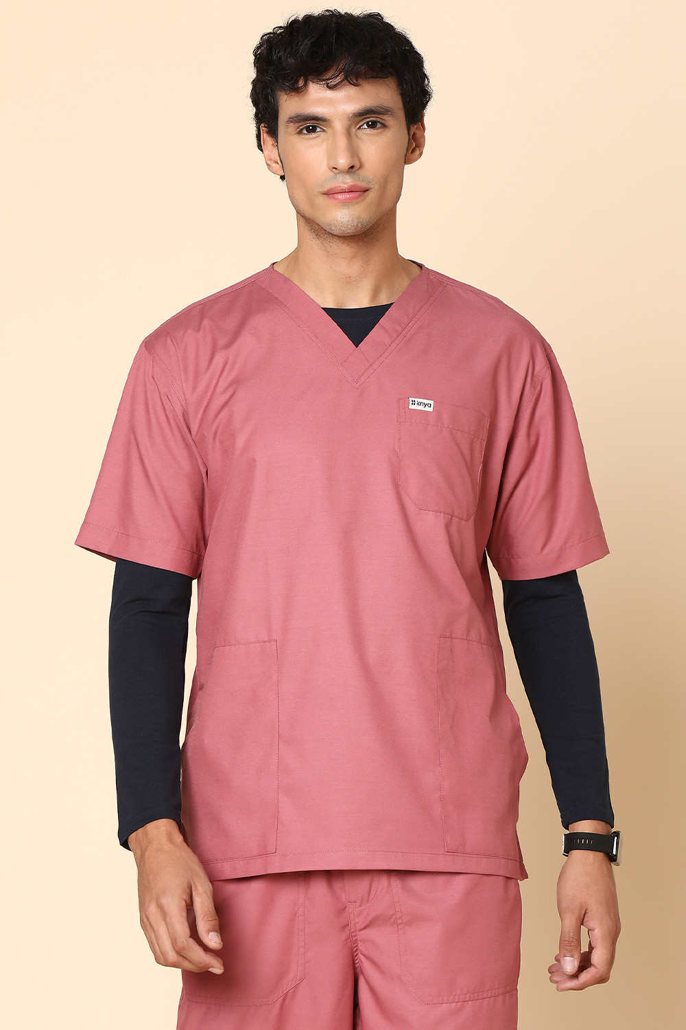 Image of KNYA New Gen Gown Hospital Scrub (Mauve XL)