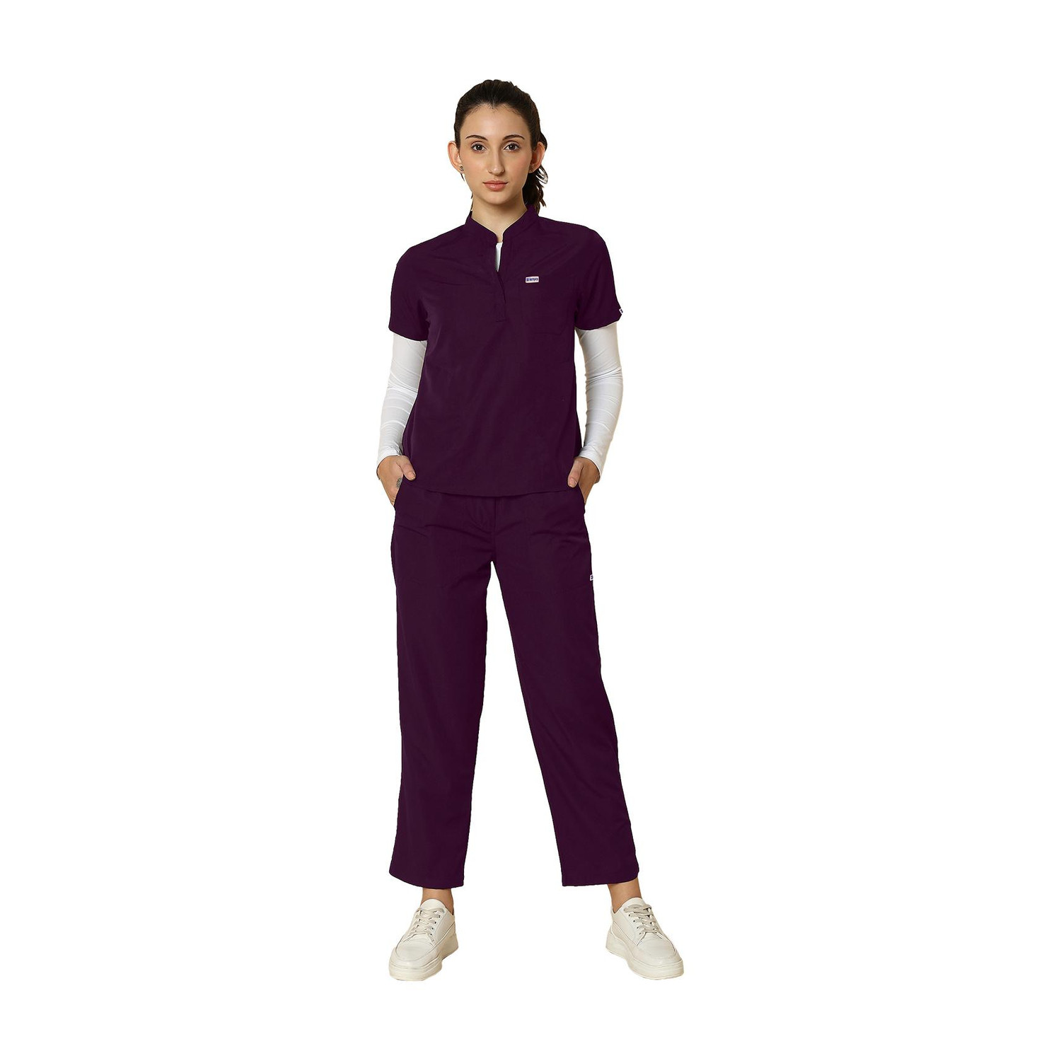 Image of KNYA New Gen Gown Hospital Scrub (Mauve XL)