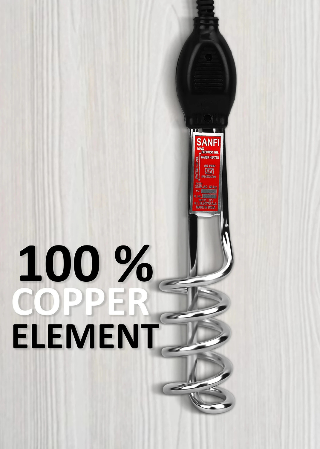 Image of Vaishnavifab NON POXY ROD 1500 W Immersion Heater Rod (WATER)