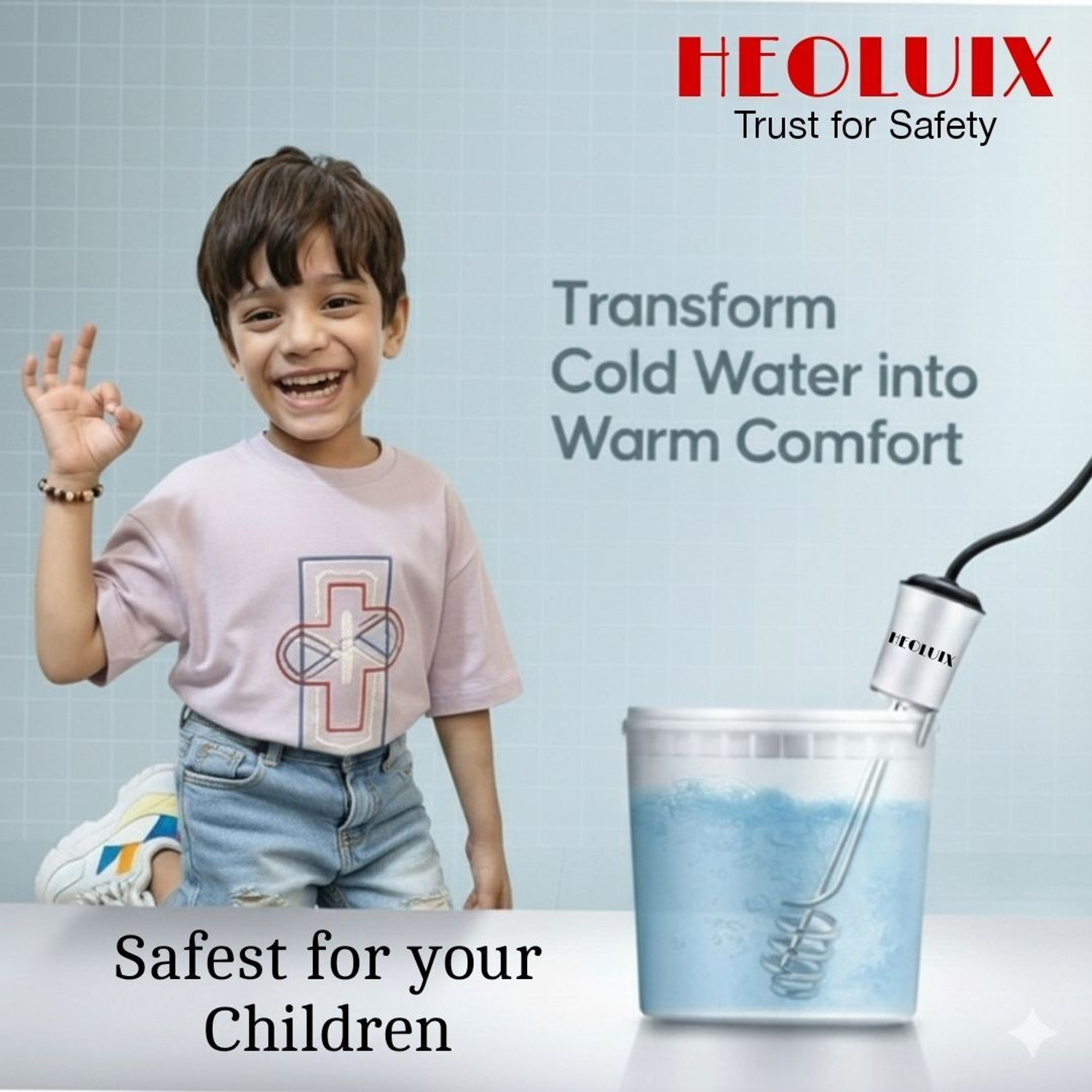 Heoluix 2000W Shock Proof Water Heater Immersion Rod