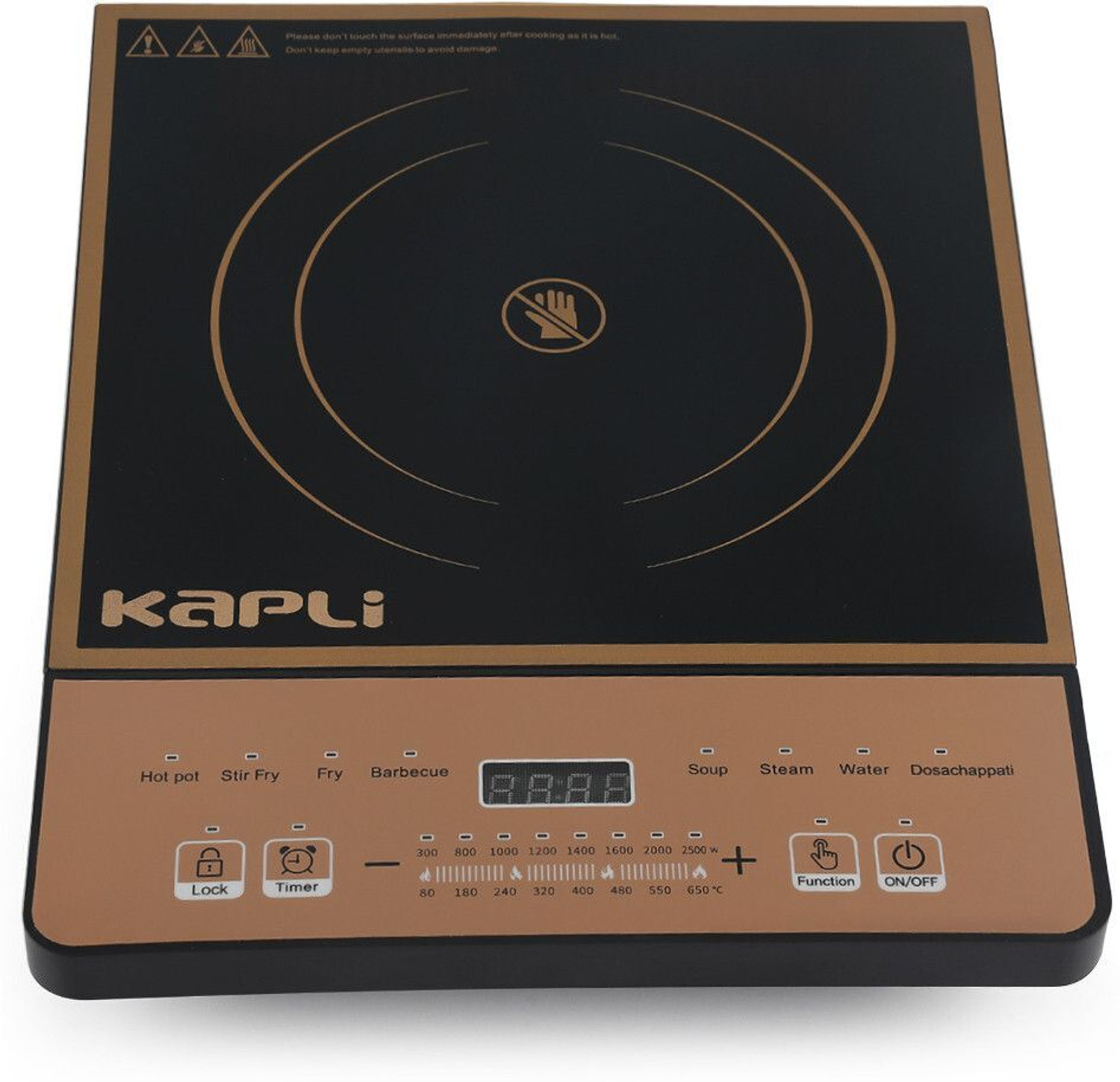Image of Lifelong 1800 W Induction Cooktop Touch Panel (Black, White, LLIC102)