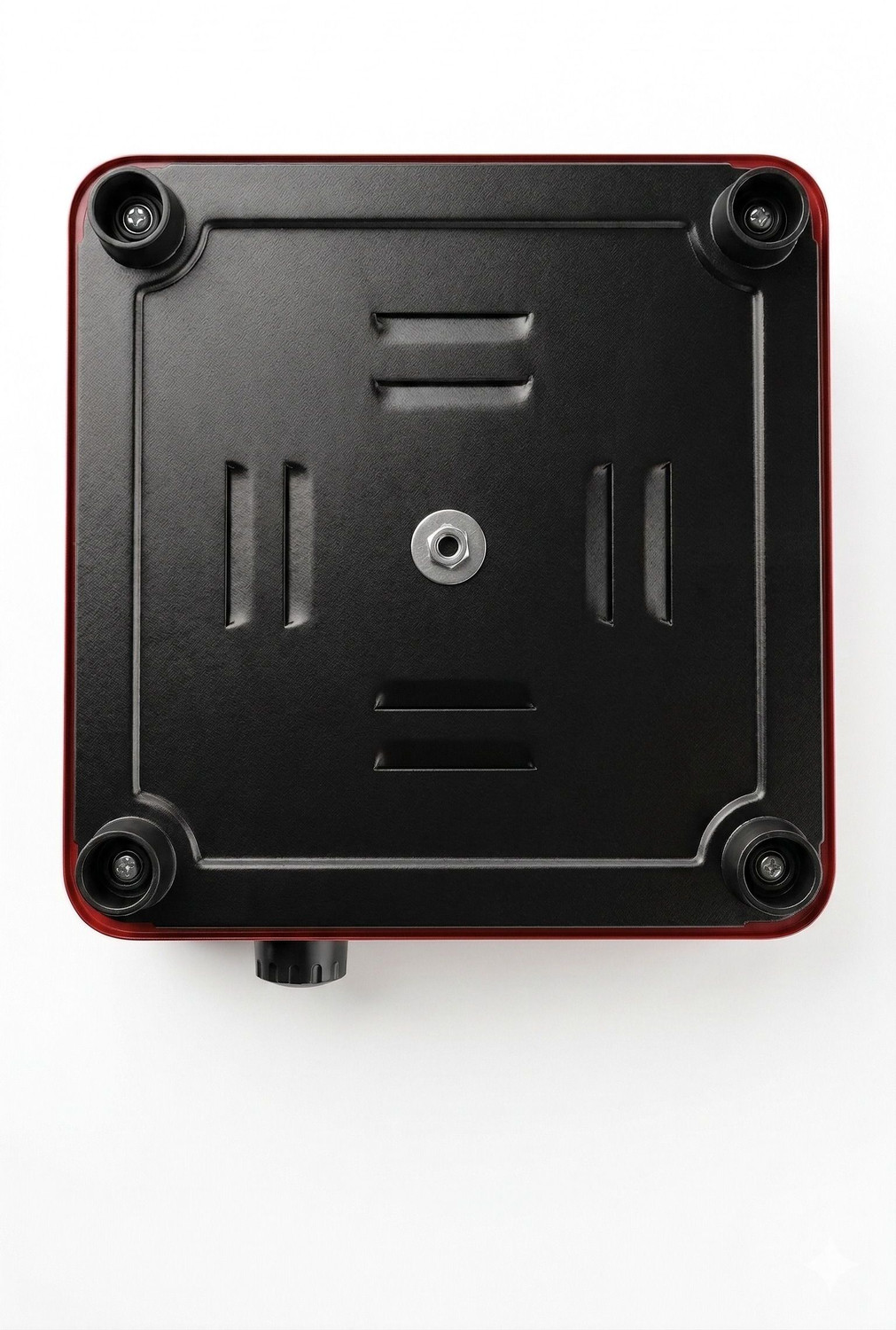 Image of CookJoy 1000 W Induction Cooktop Jog Dial (Red, 1000W Electric Coil Stove, Hotplate,)
