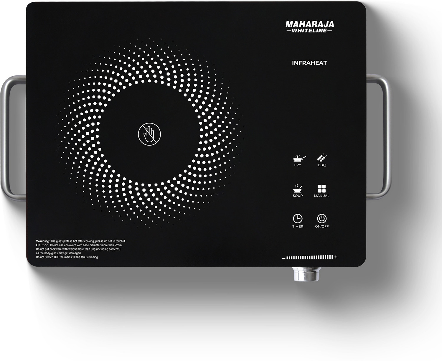 Image of QUALX 500 W Radiant Cooktop Push Button (Black, ISI Mark 2000W Shock-Proof only on earthing Electric Cooking Heater)