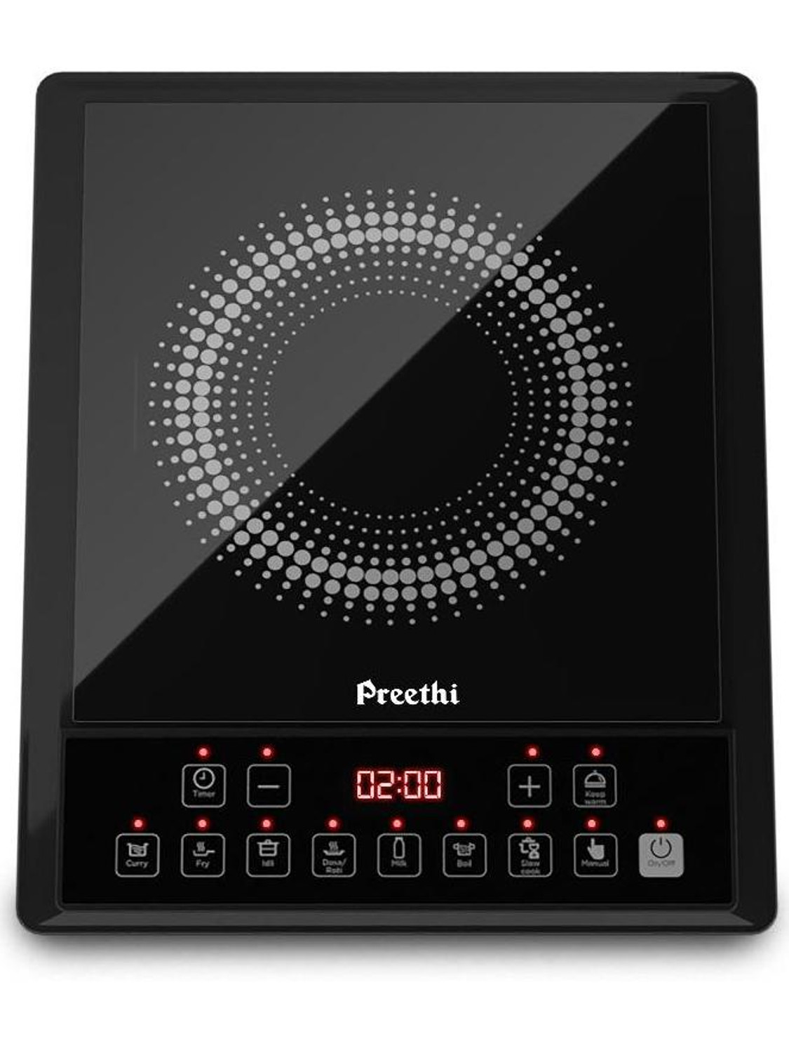 Preethi 2100 W Induction Cooktop Push Button - Image 1