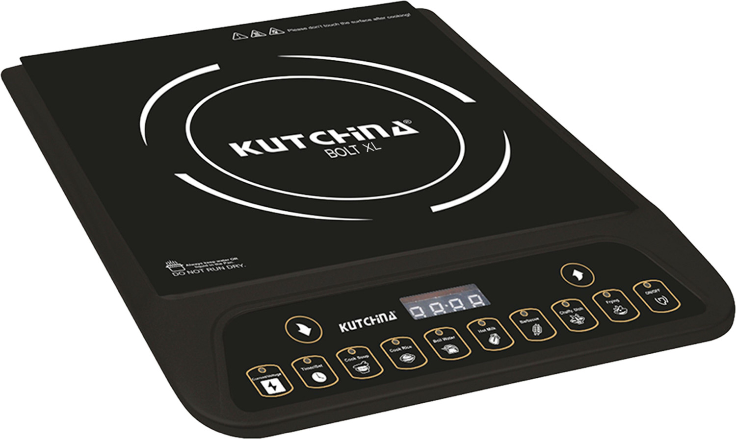 Image of Kutchina 2000 W Infrared Cooktop Push Button (Black, BOLT EXCEL)