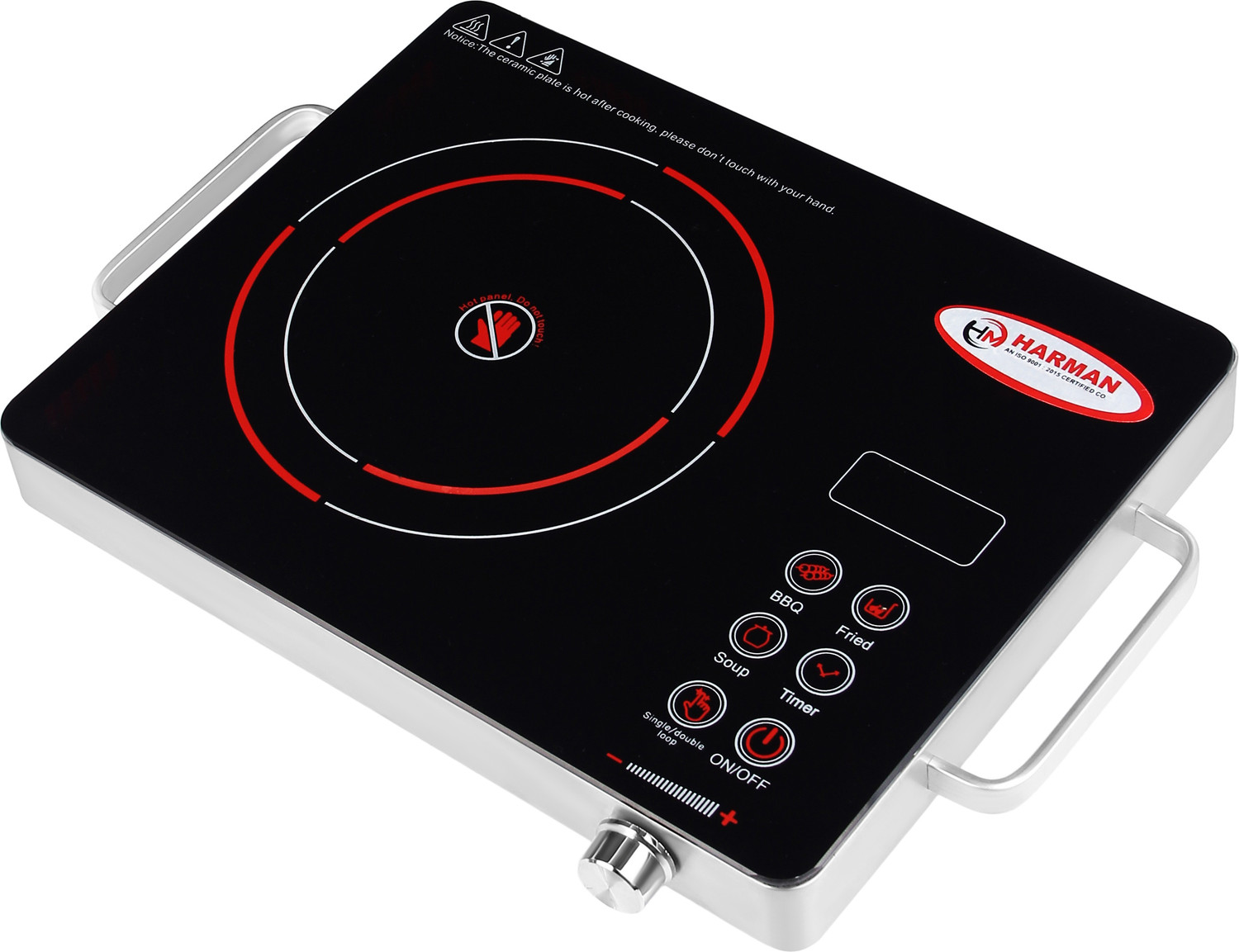 Image of Dizihomes 2200 W Radiant Cooktop Touch Panel (Black, 5F-E919-9RVD (2200W))