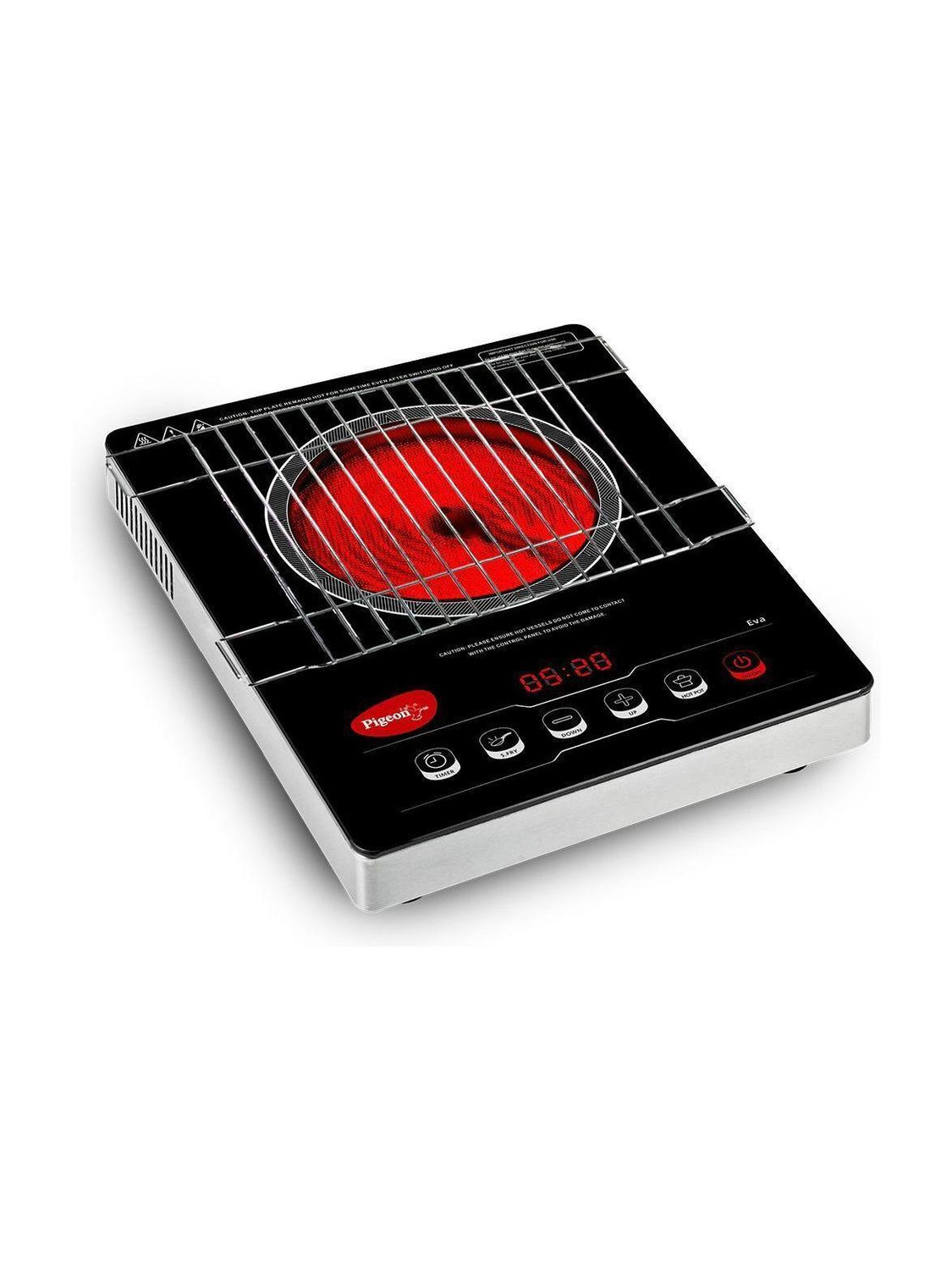 Pigeon 2000W Infrared Cooktop Black - Image 1
