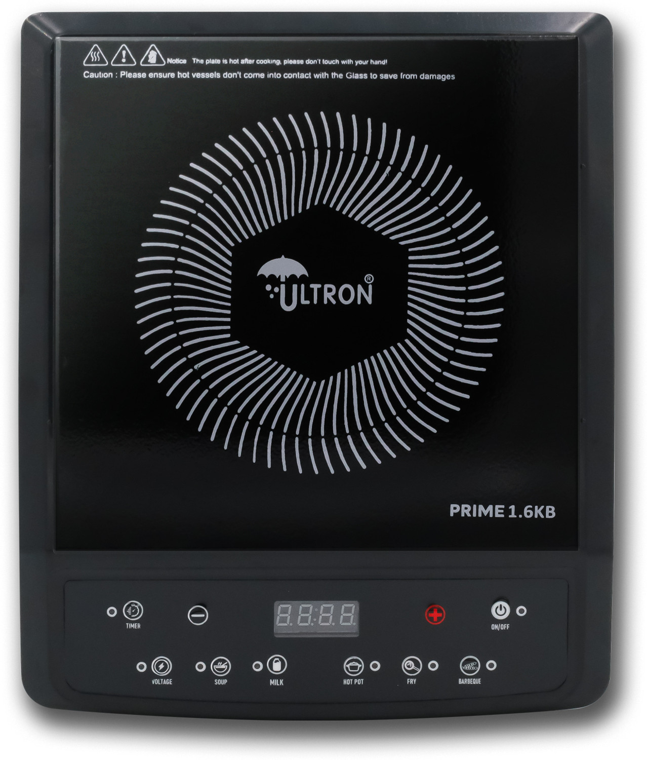 Image of Parik Enterprises 2200 W Induction Cooktop Touch Panel (Black, 2200 W Induction Cooktop Touch Panel (Black, PIRC 1.0))