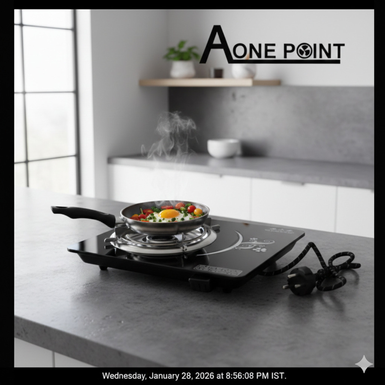 Image of HAVELLS 2000 W Induction Cooktop Touch Panel (Black, Evo Cook TC20 (GHCICEMK200))