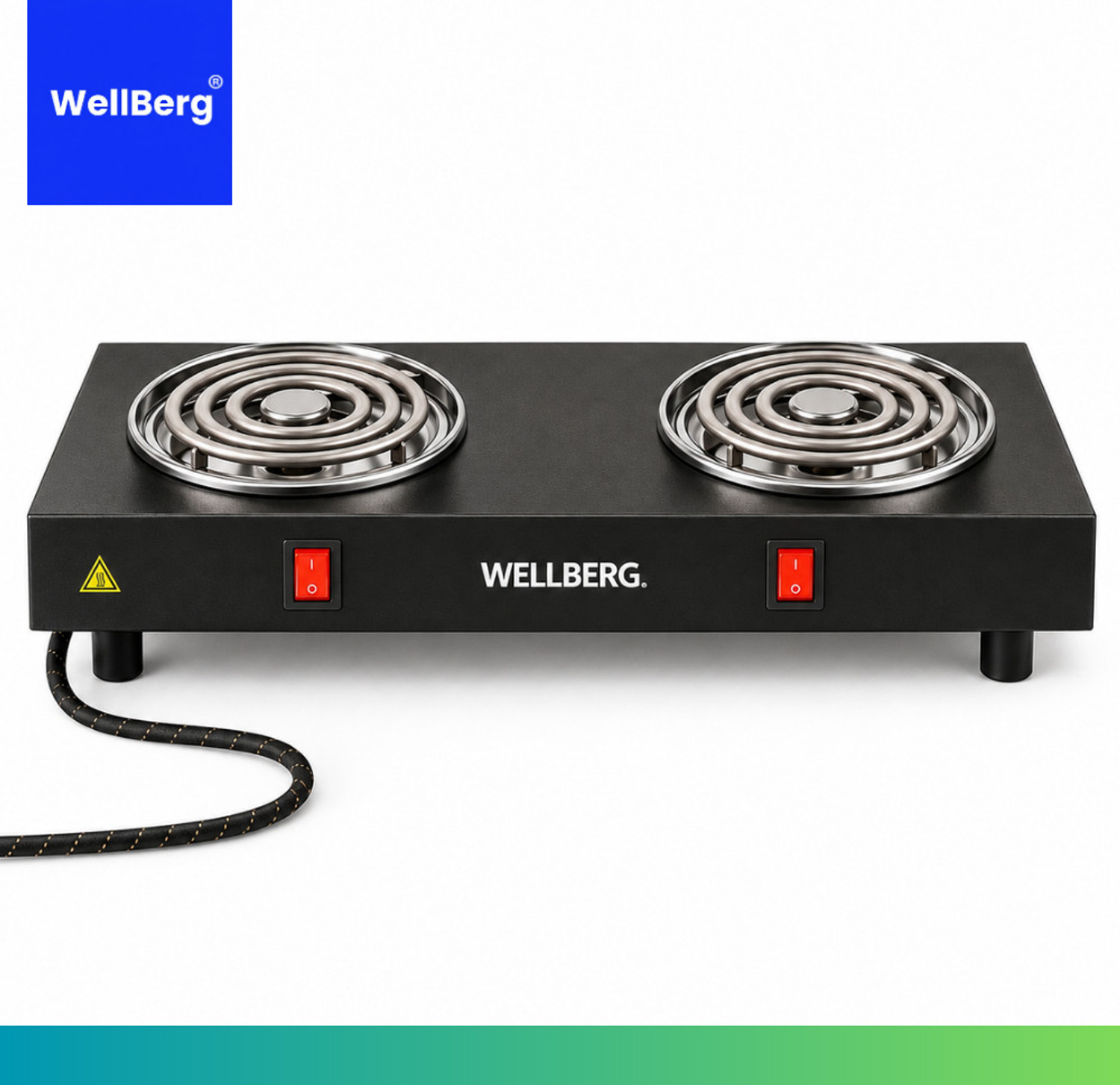 Image of TRENDING TREASURES 1000 W Induction Cooktop Jog Dial (White, HP-SingleCoil-001)