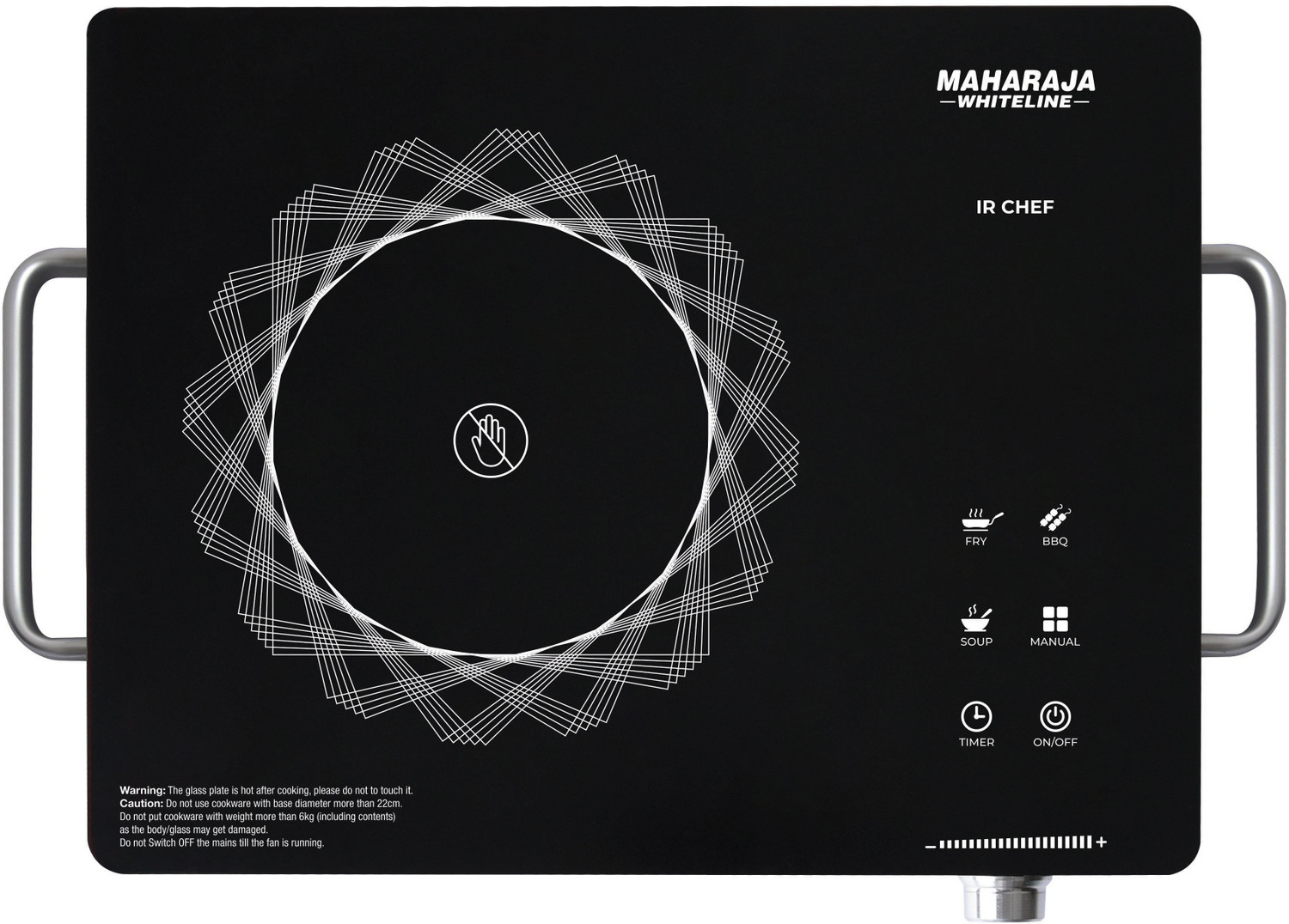 Image of Kutchina 2000 W Infrared Cooktop Push Button (Black, BOLT EXCEL)